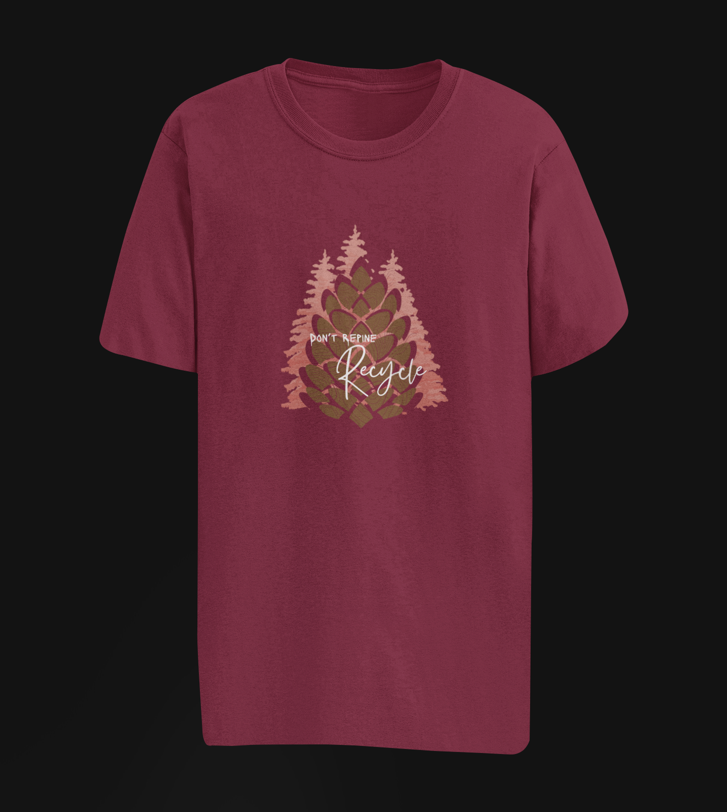 Don't Repine Recycle Oversize T-shirt