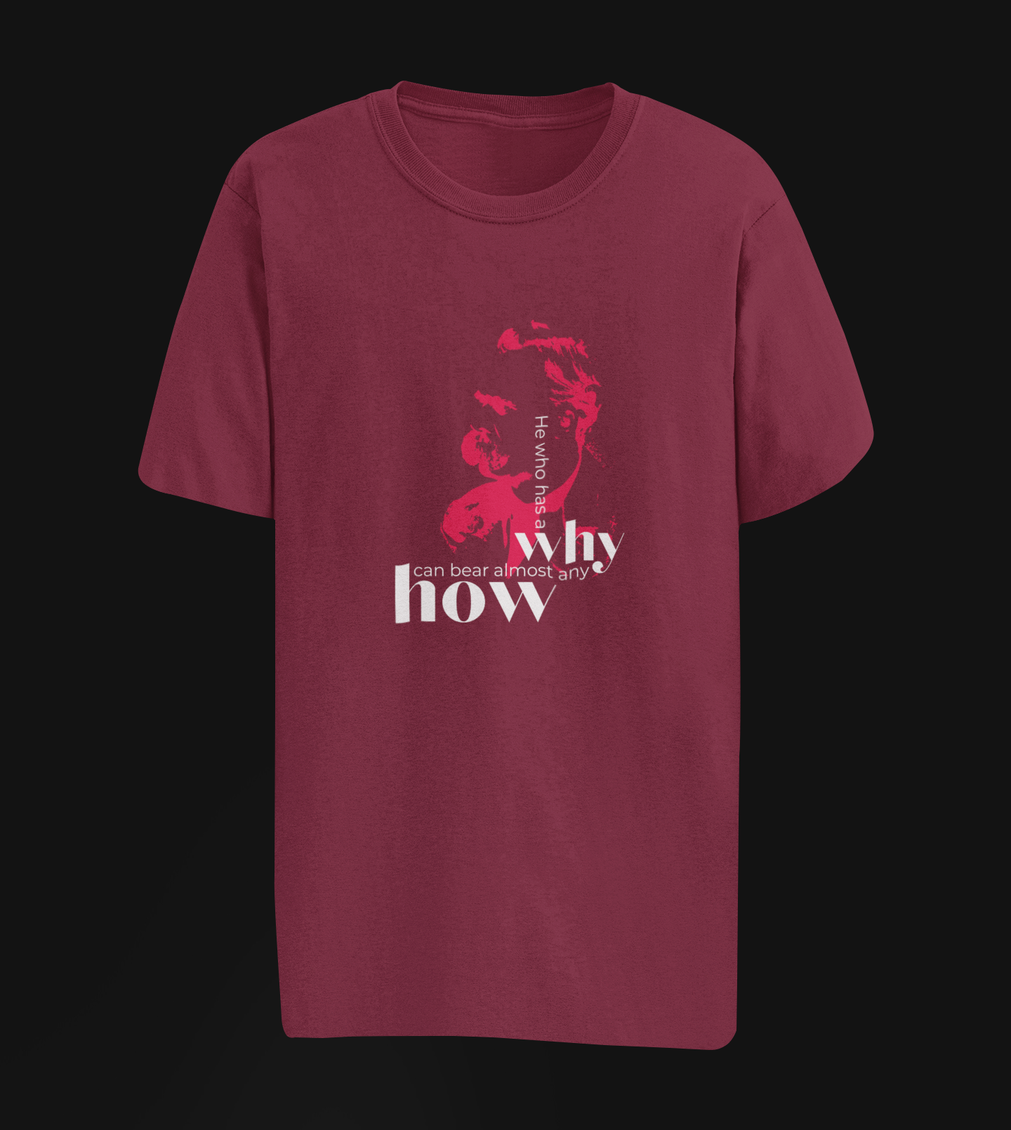 He Who Has a Why Oversize T-shirt
