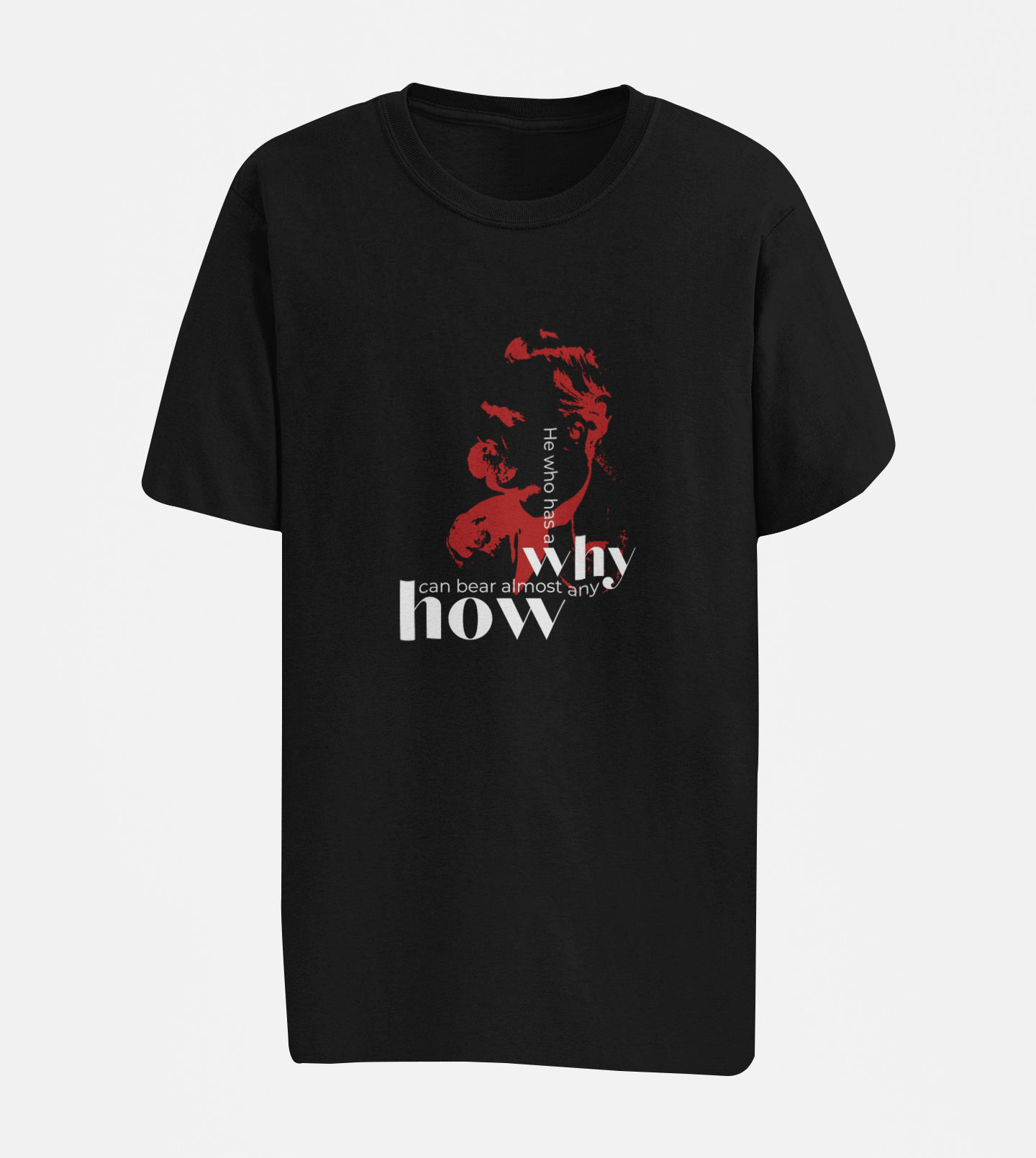 He Who Has a Why Oversize T-shirt