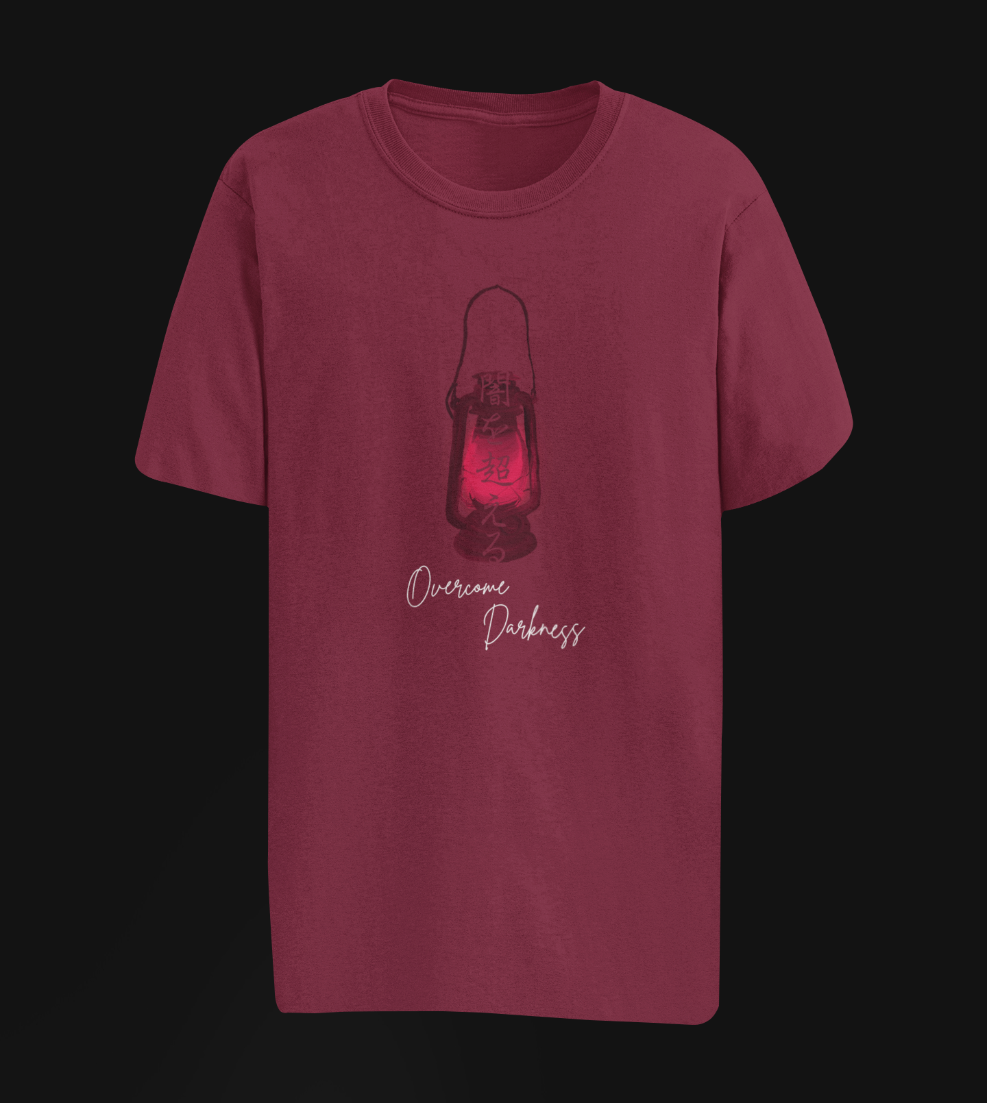 闇を超える Overcome the Darkness Oversize T-shirt