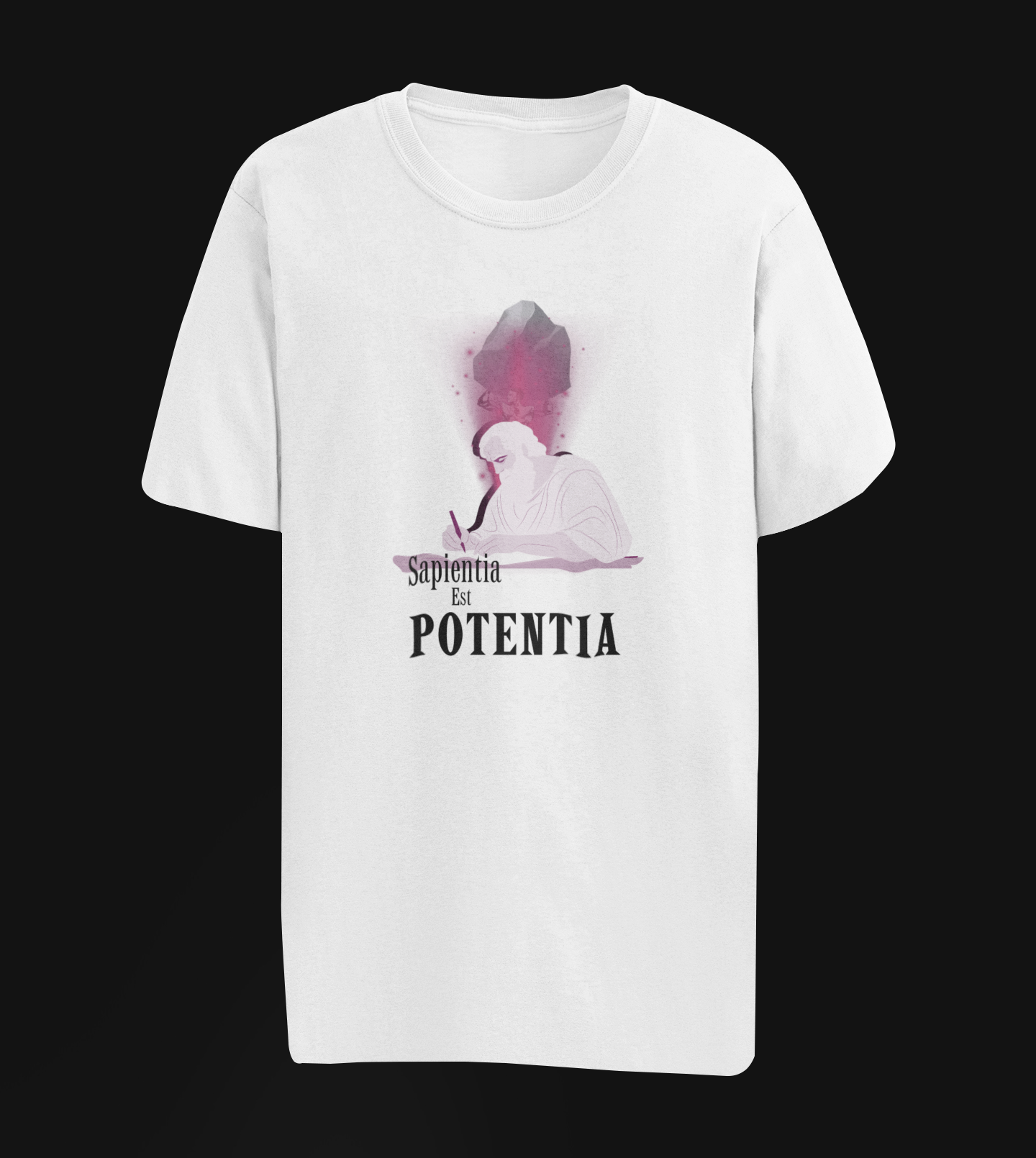 Sapientia Est Potentia Oversize T-shirt