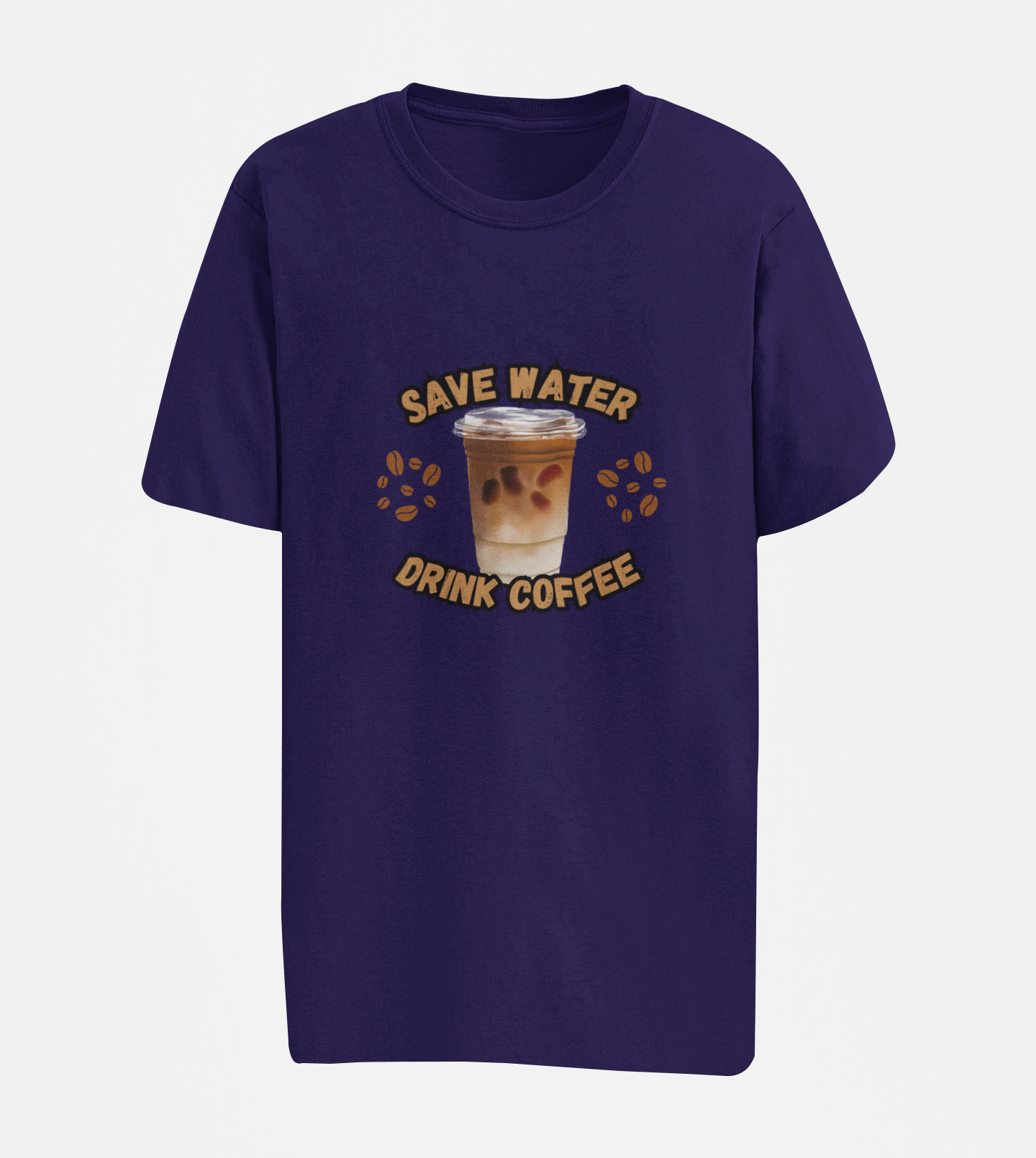 Save Water Drink Coffee Oversize T-shirt
