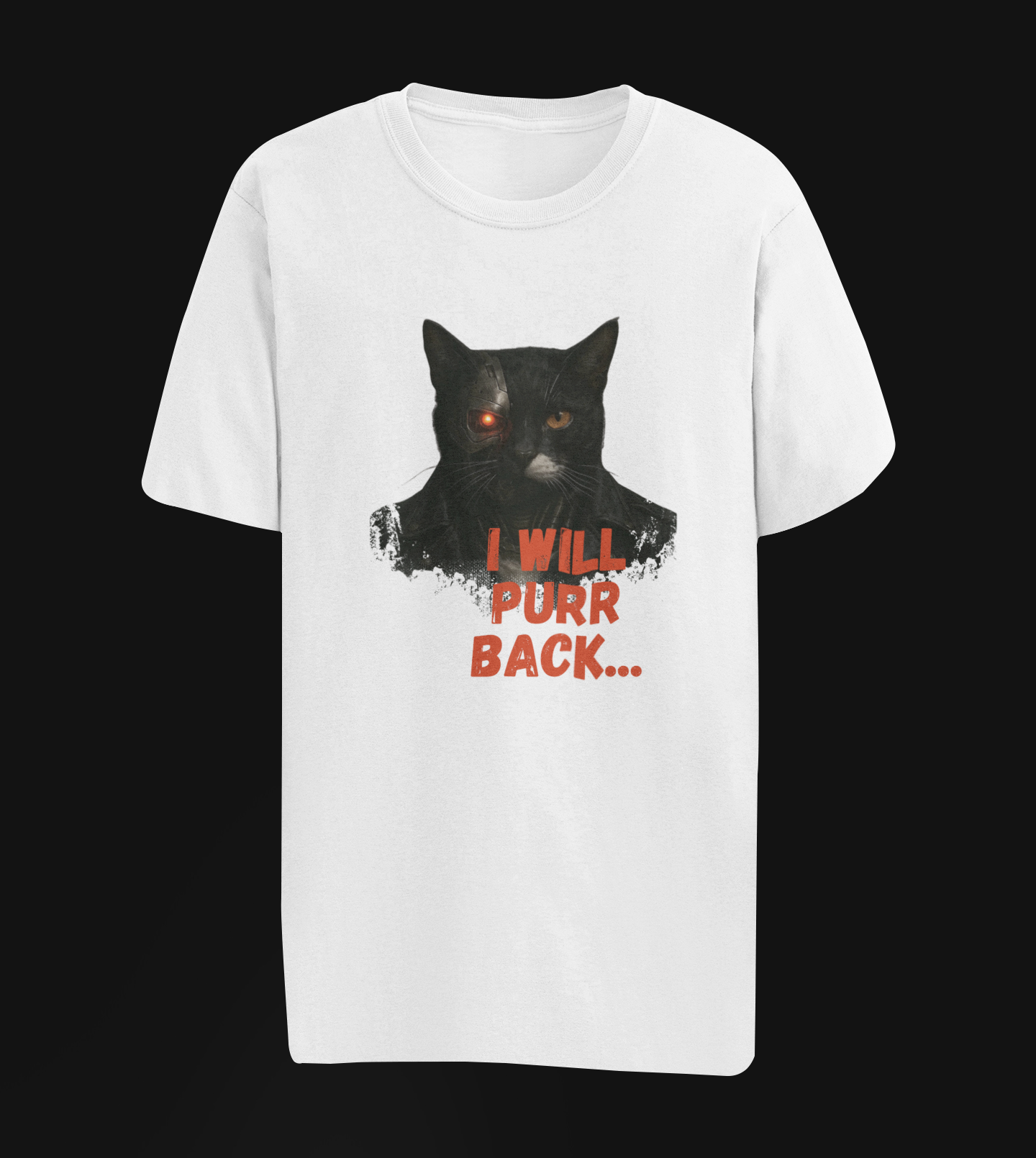 I Will Purr Back Oversize T-shirt