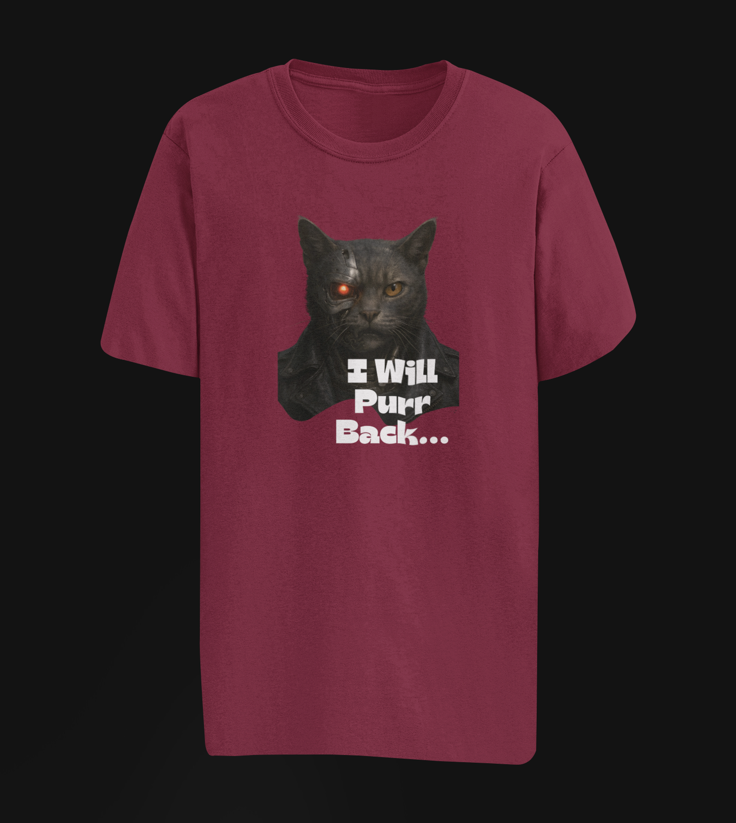 I Will Purr Back Oversize T-shirt