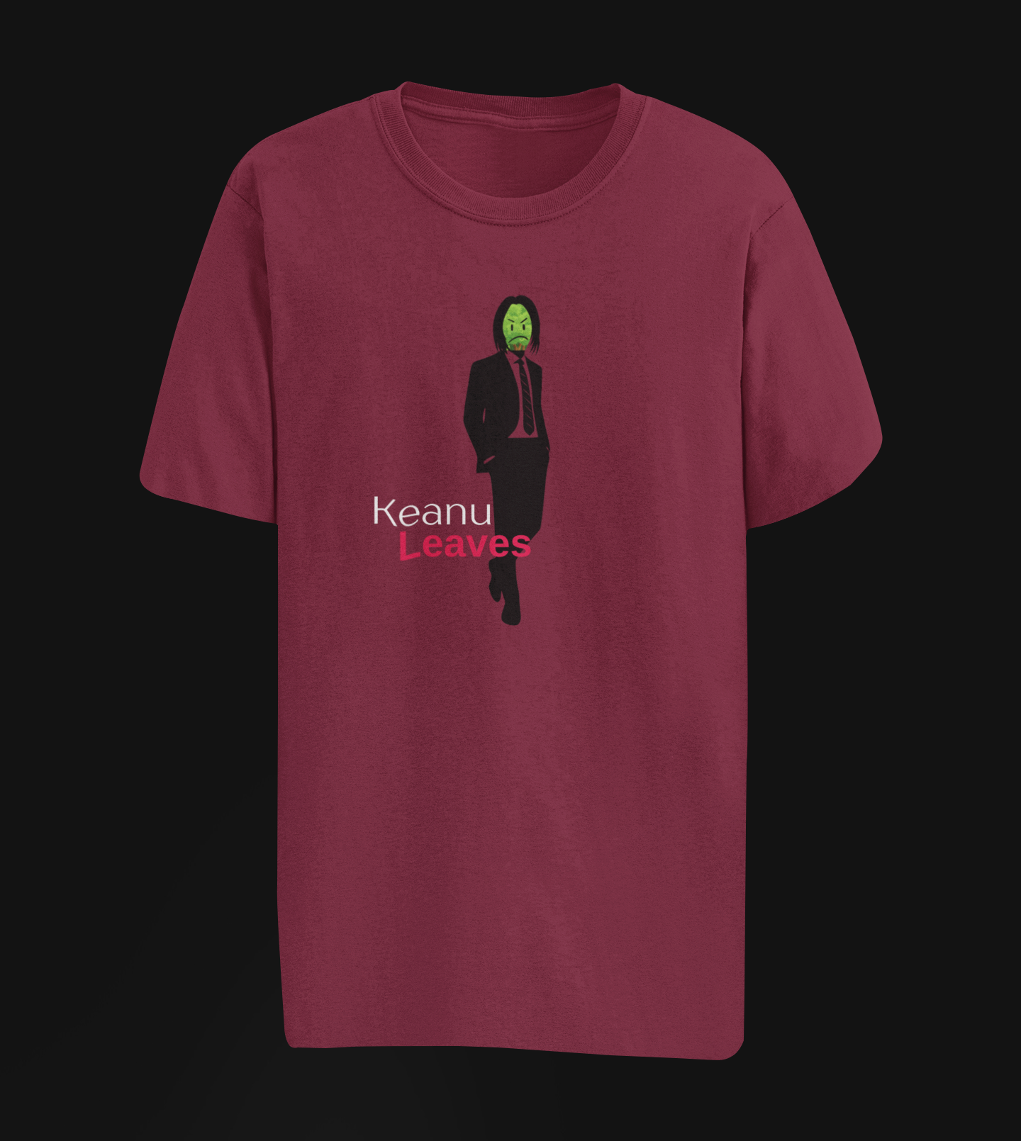 Keanu Leaves Oversize T-shirt