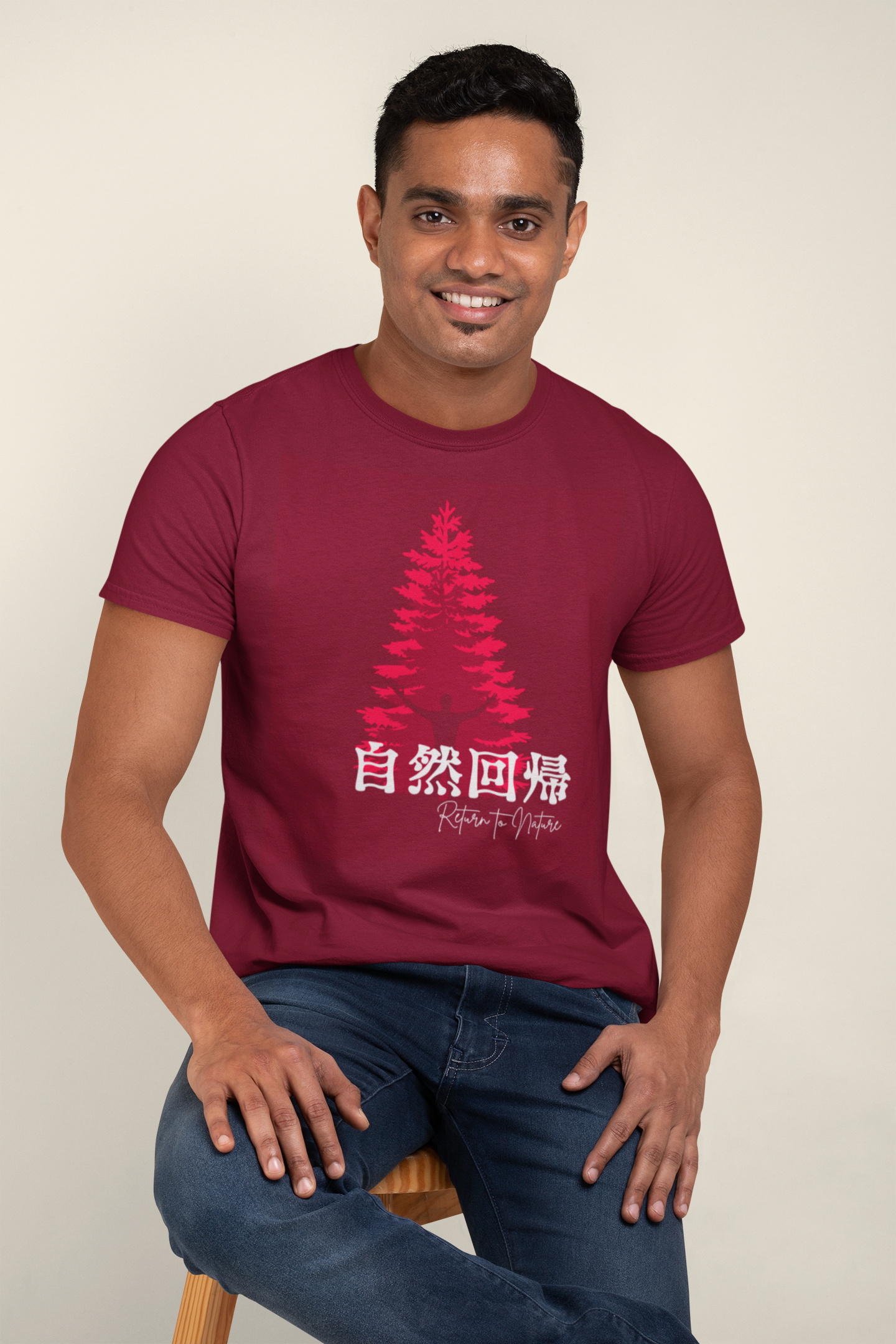 自然回帰 Return to Nature Slim Fit T-shirt
