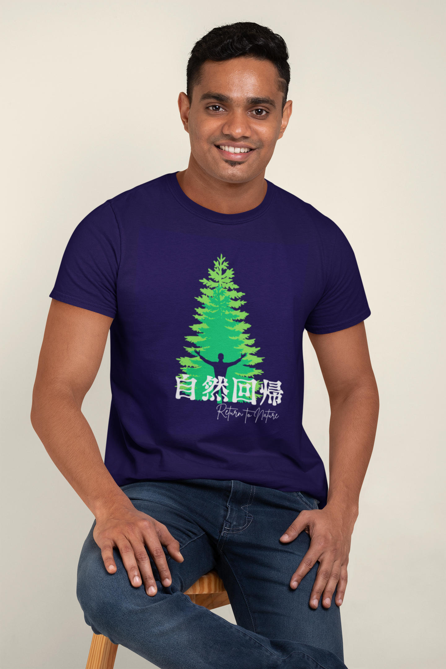 自然回帰 Return to Nature Slim Fit T-shirt