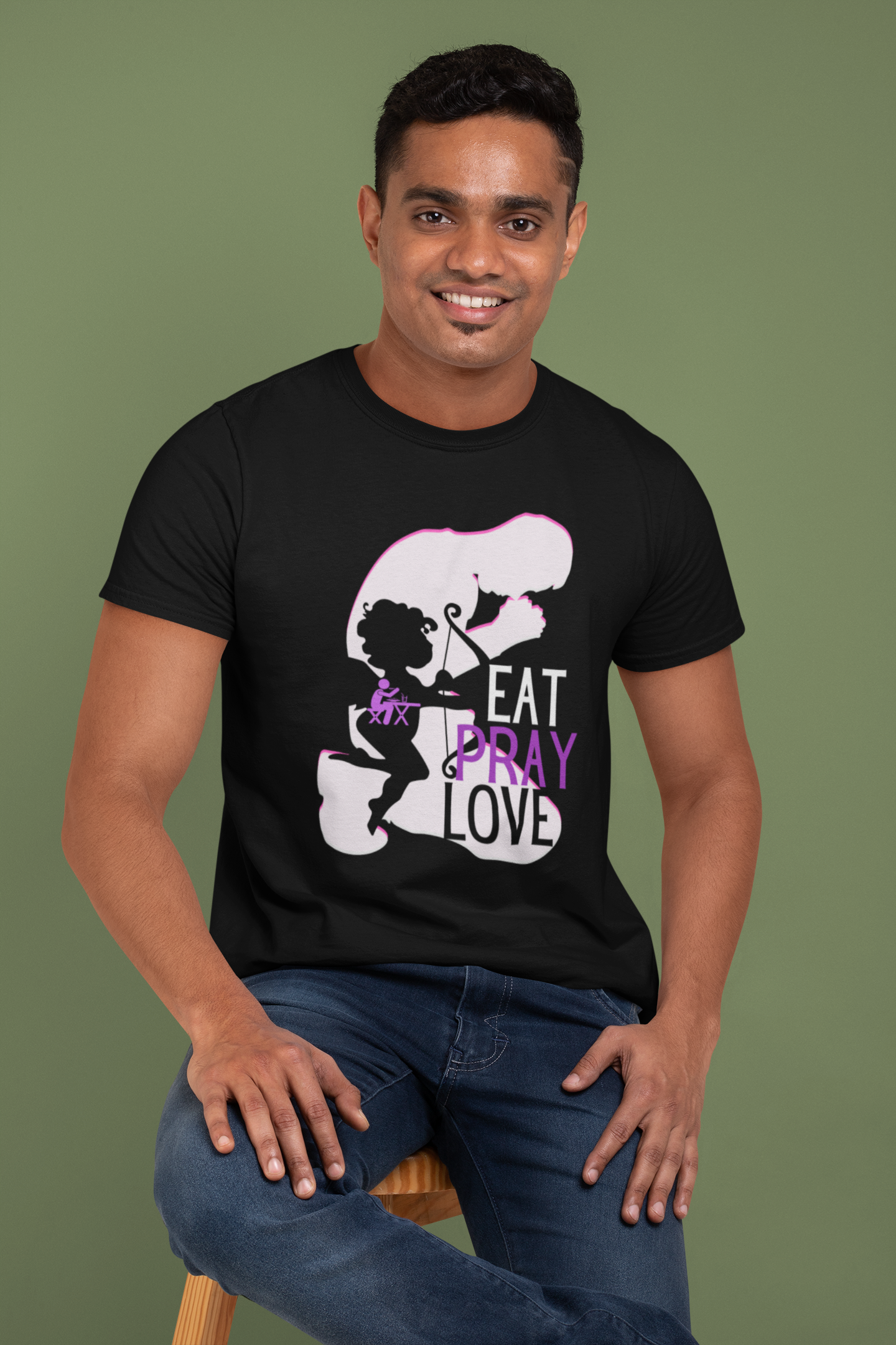 Eat Pray Love Slim Fit T-shirt