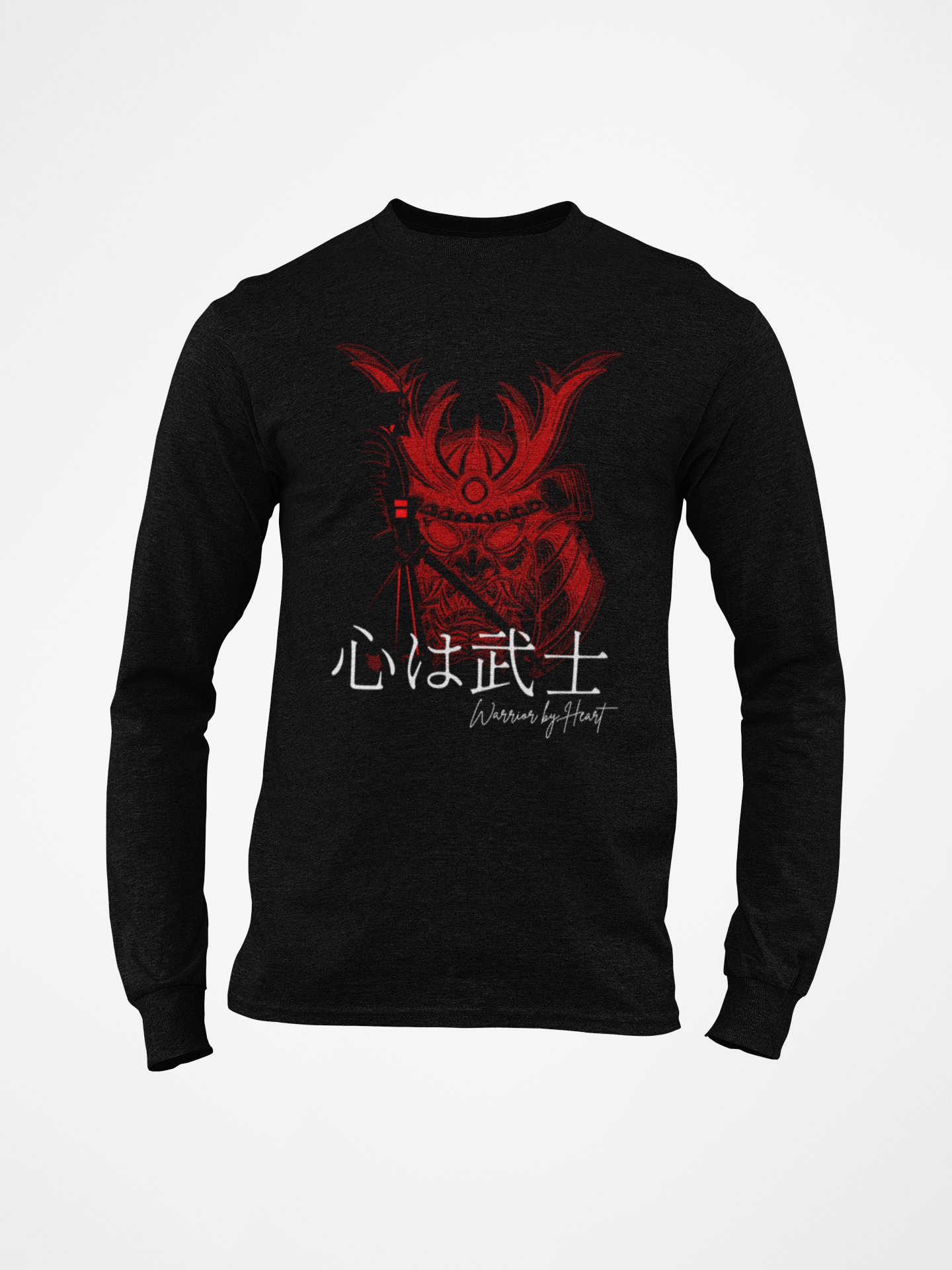 心は武士 Warrior by Heart Long Sleeve T-shirt