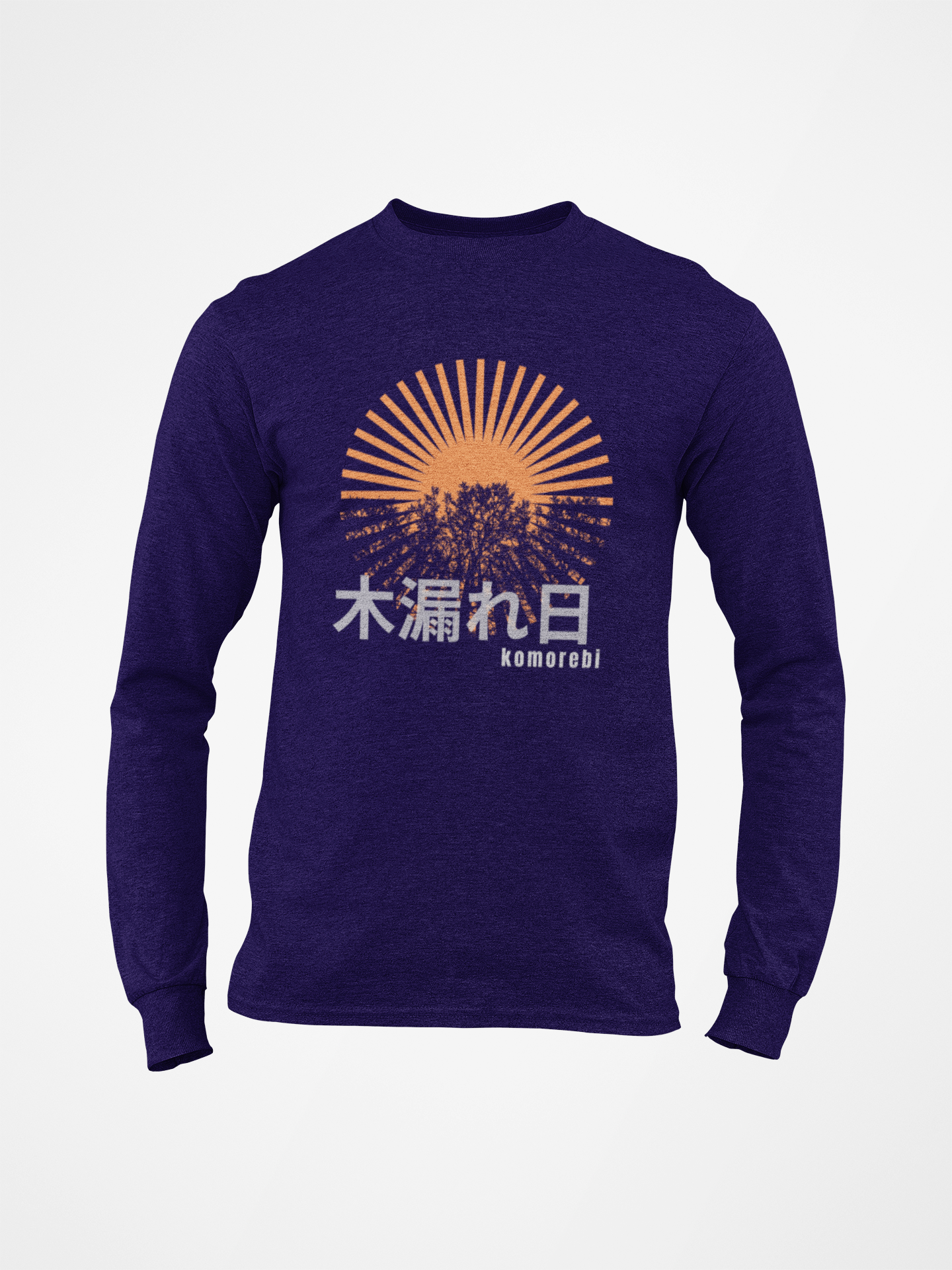 木漏れ日 Sunlight Filtering through Trees Long Sleeve T-shirt