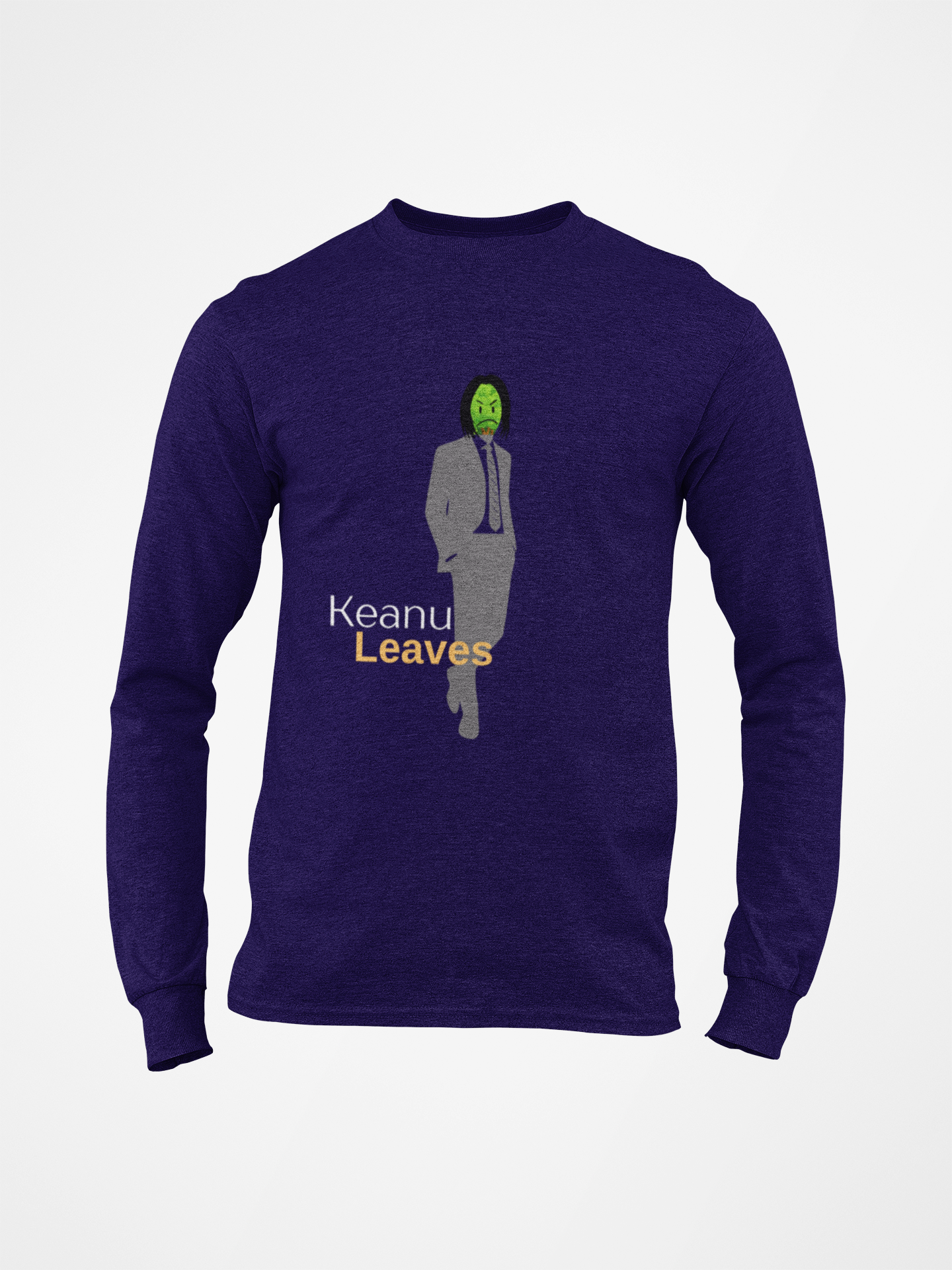 Keanu Leaves Long Sleeve T-shirt