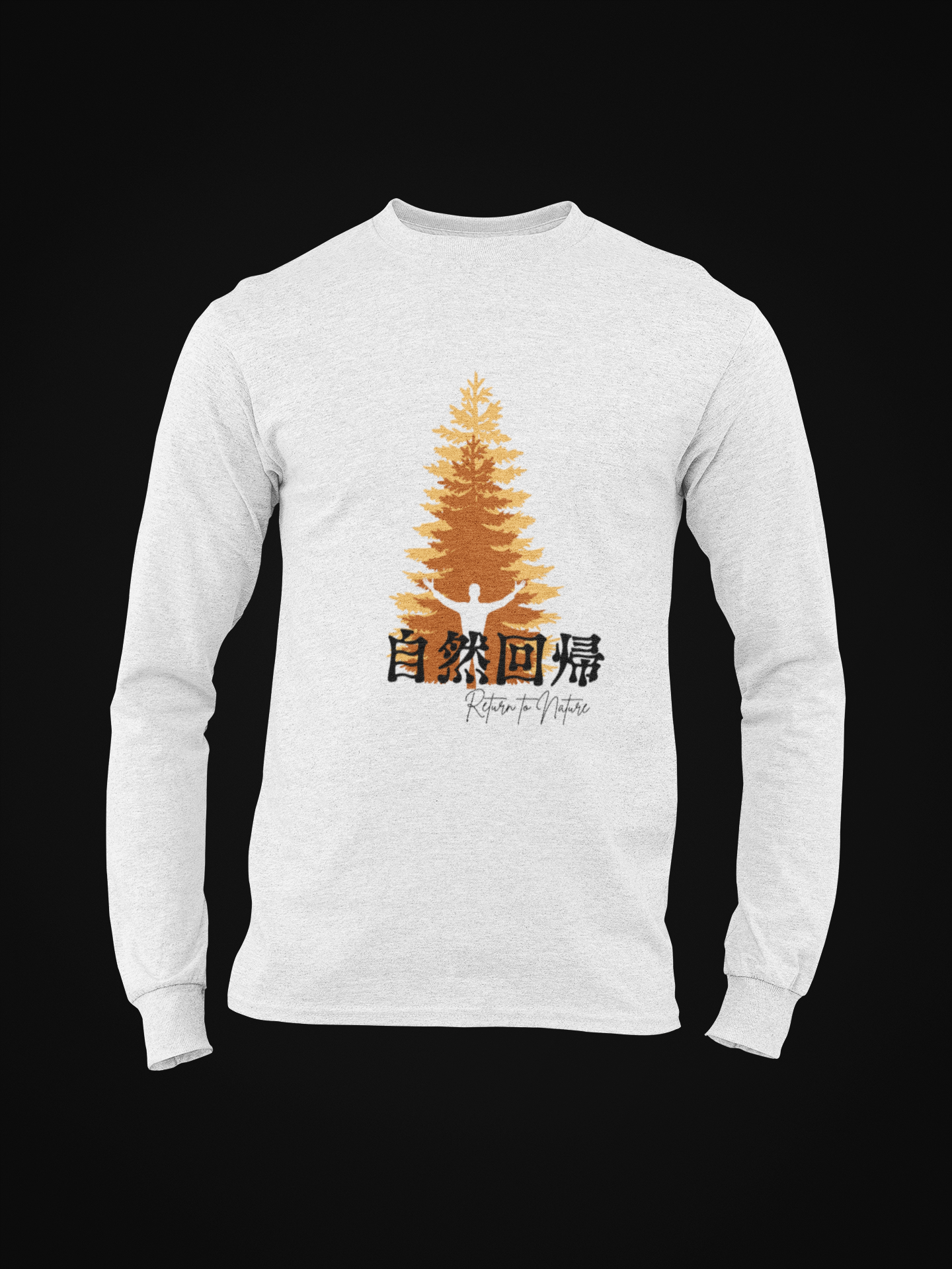 自然回帰 Return to Nature Long Sleeve T-shirt