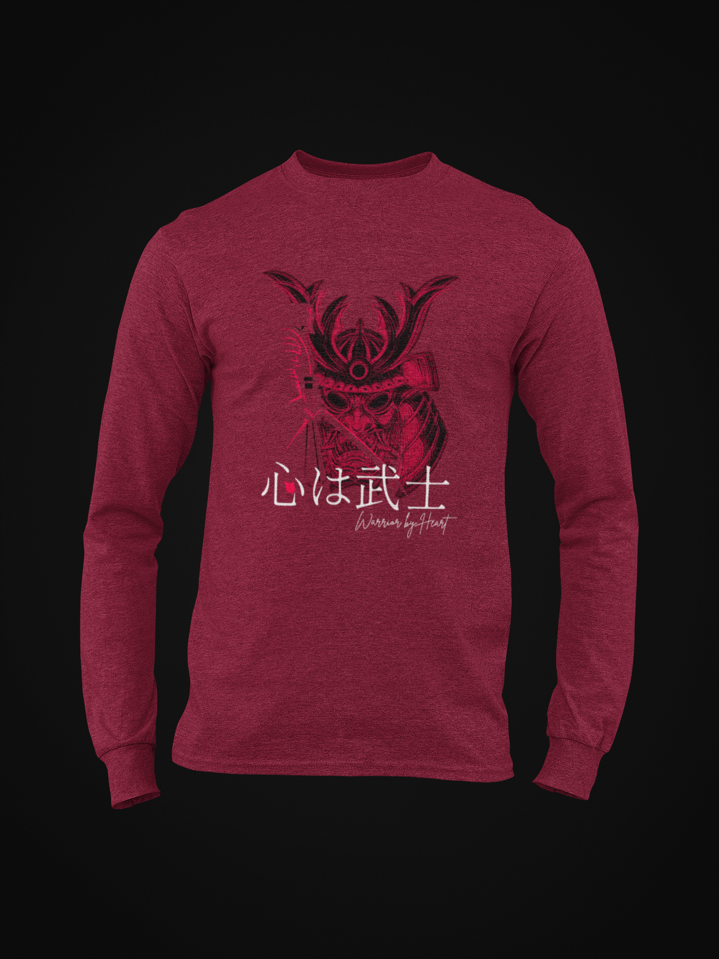 心は武士 Warrior by Heart Long Sleeve T-shirt