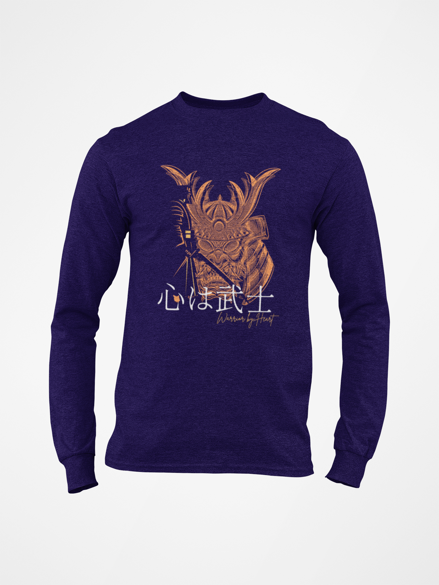 心は武士 Warrior by Heart Long Sleeve T-shirt