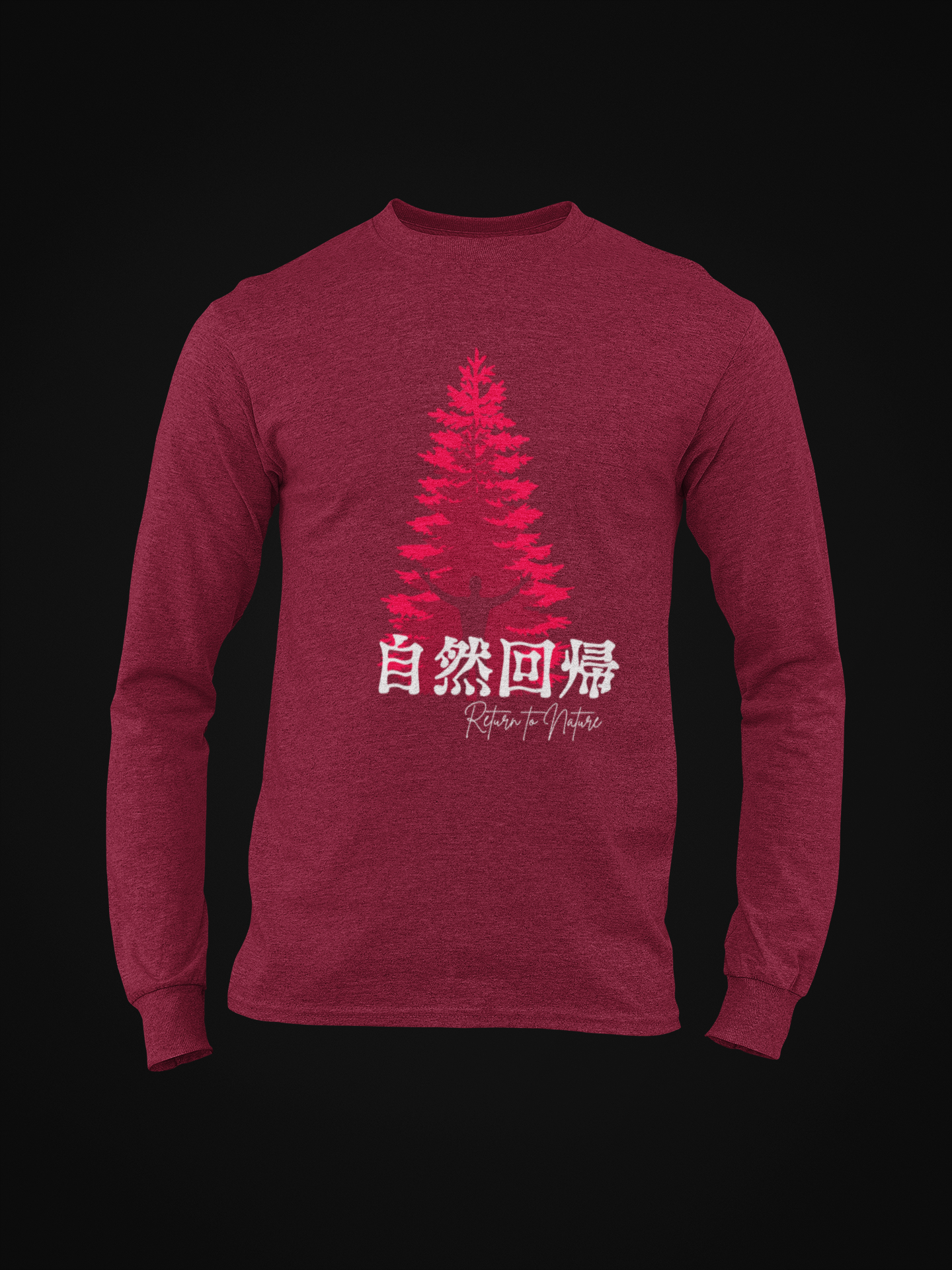 自然回帰 Return to Nature Long Sleeve T-shirt