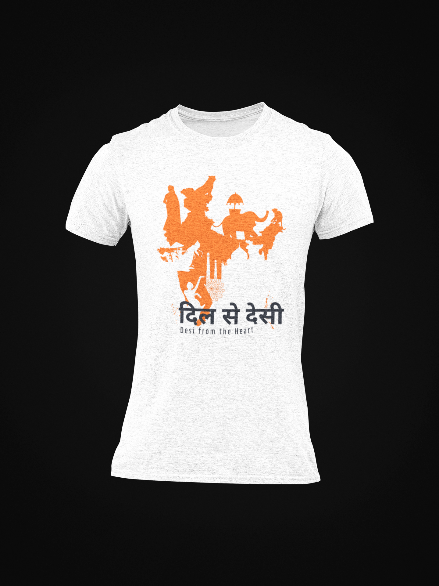 Desi from the Heart Slim Fit T-shirt