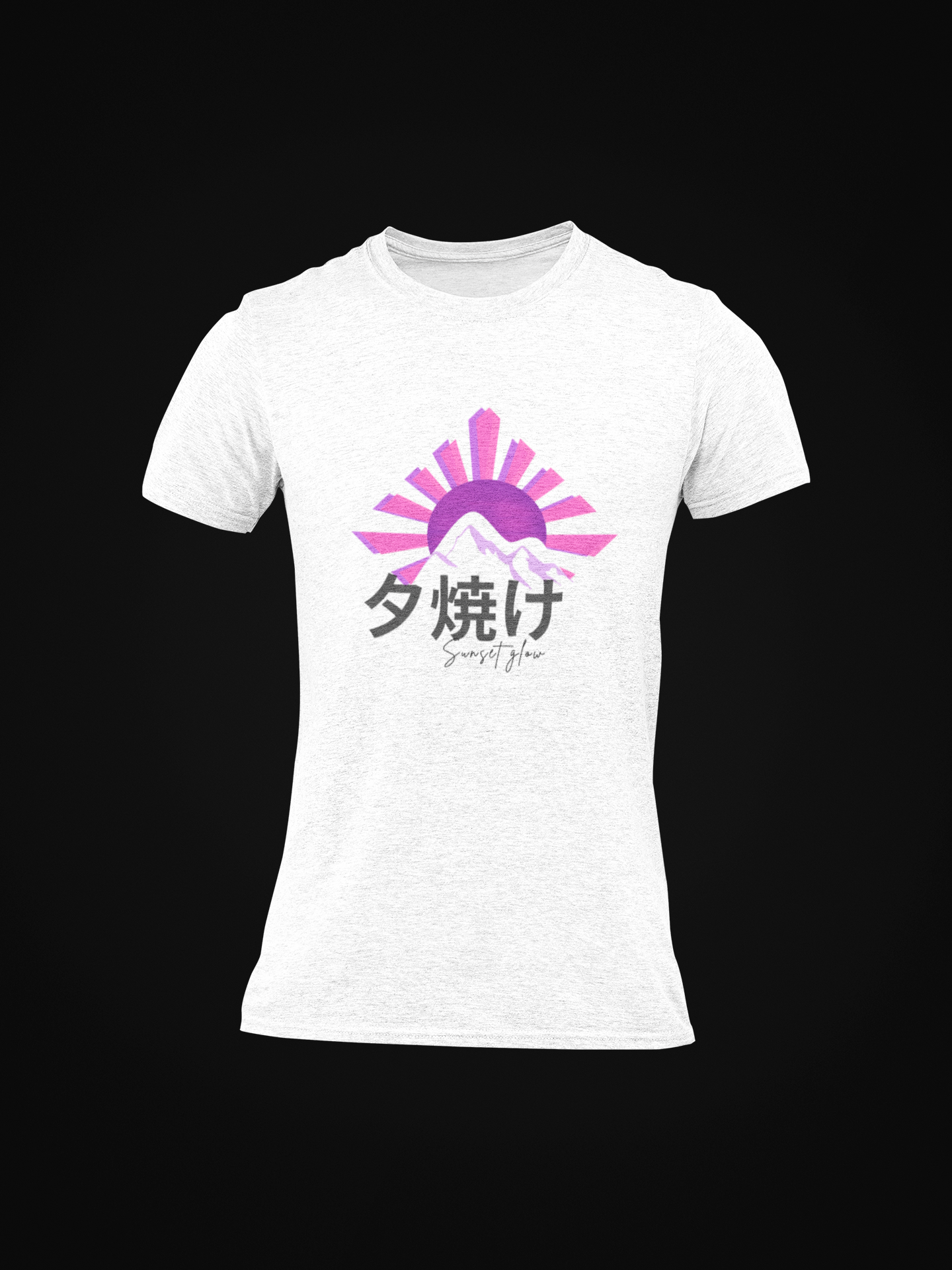 夕焼け Sunset Glow Slim Fit T-shirt