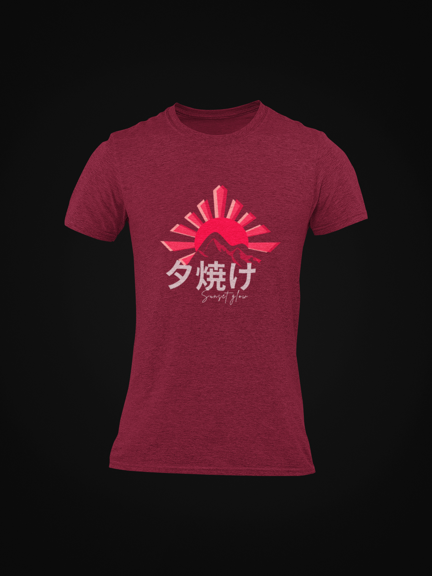 夕焼け Sunset Glow Slim Fit T-shirt
