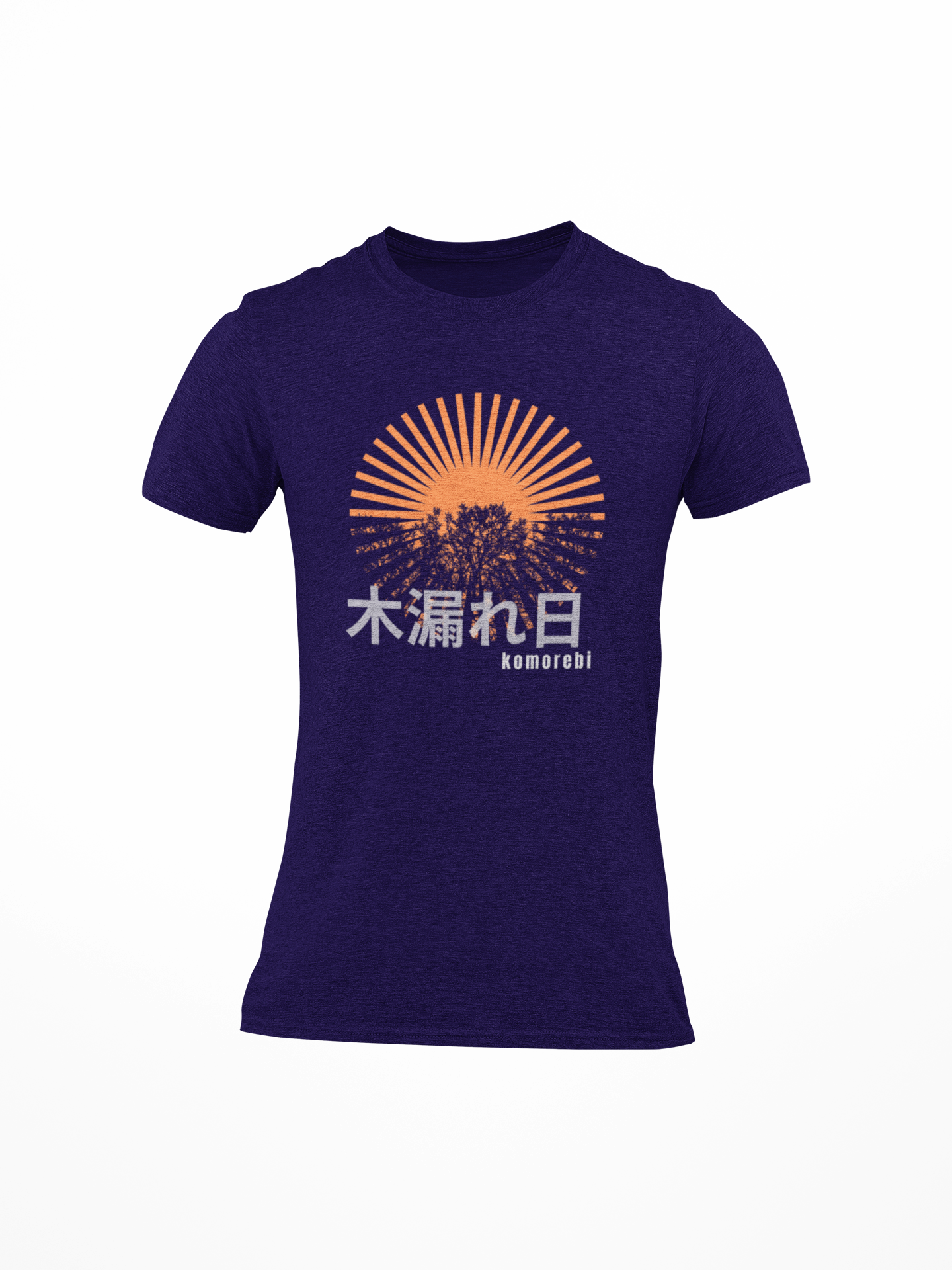 木漏れ日 Sunlight Filtering through Trees Slim Fit T-shirt
