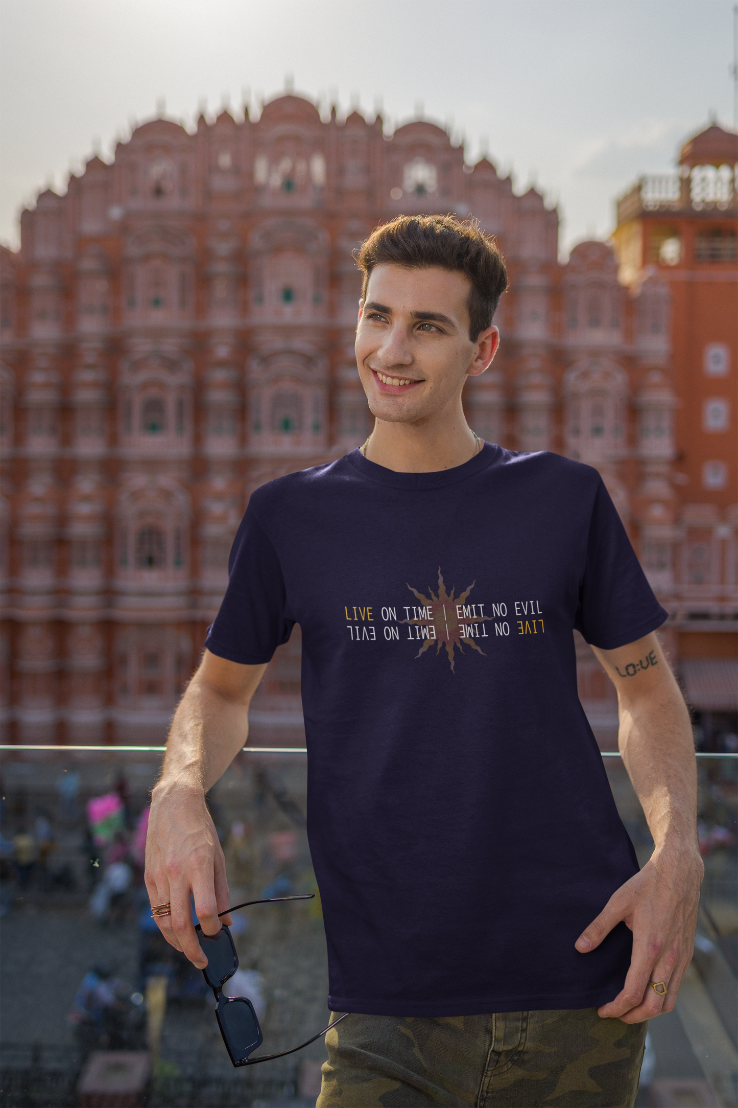 Live On Time Emit No Evil Short Sleeve T-shirt