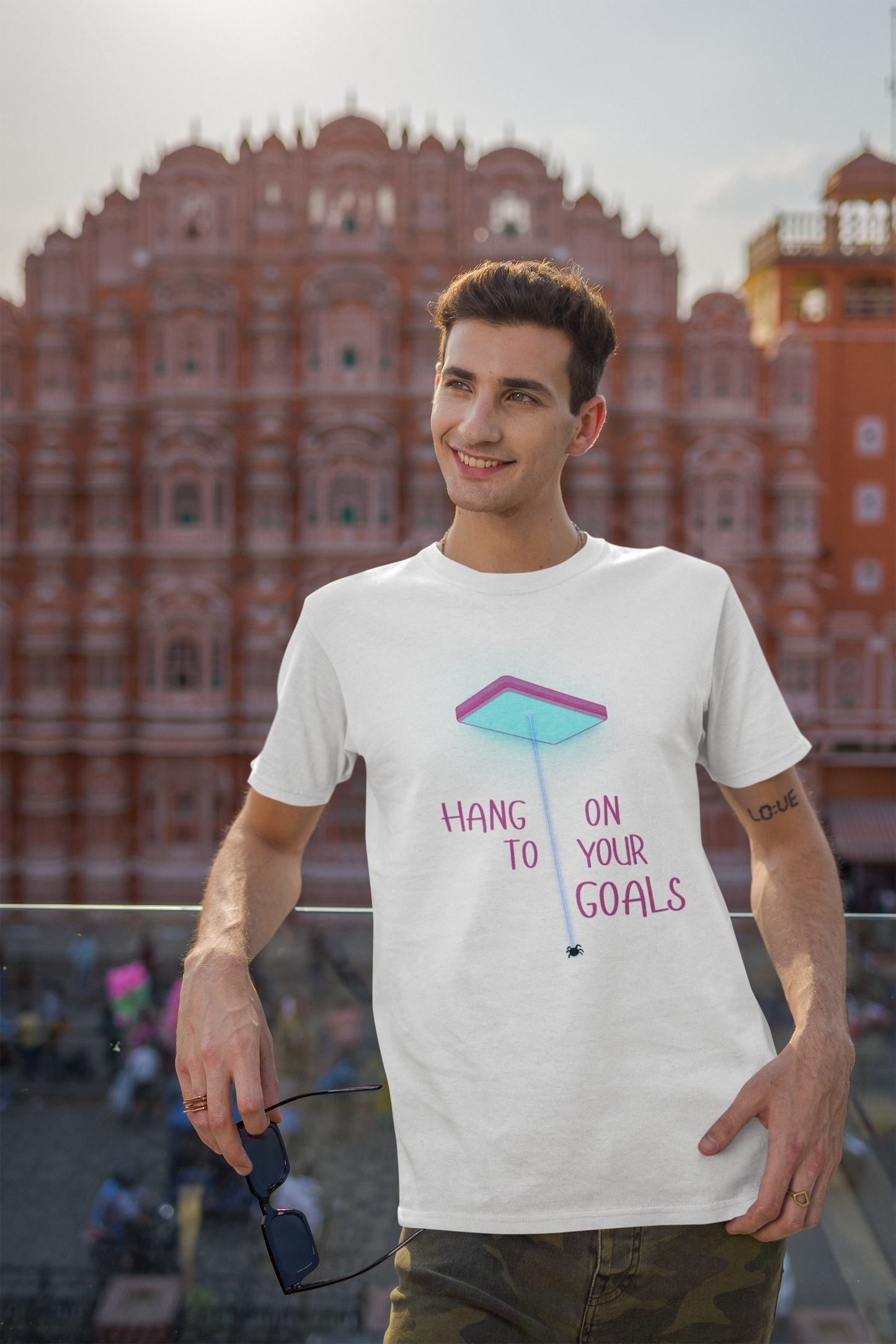 Hang On To Your Goals Short Sleeve T-shirt