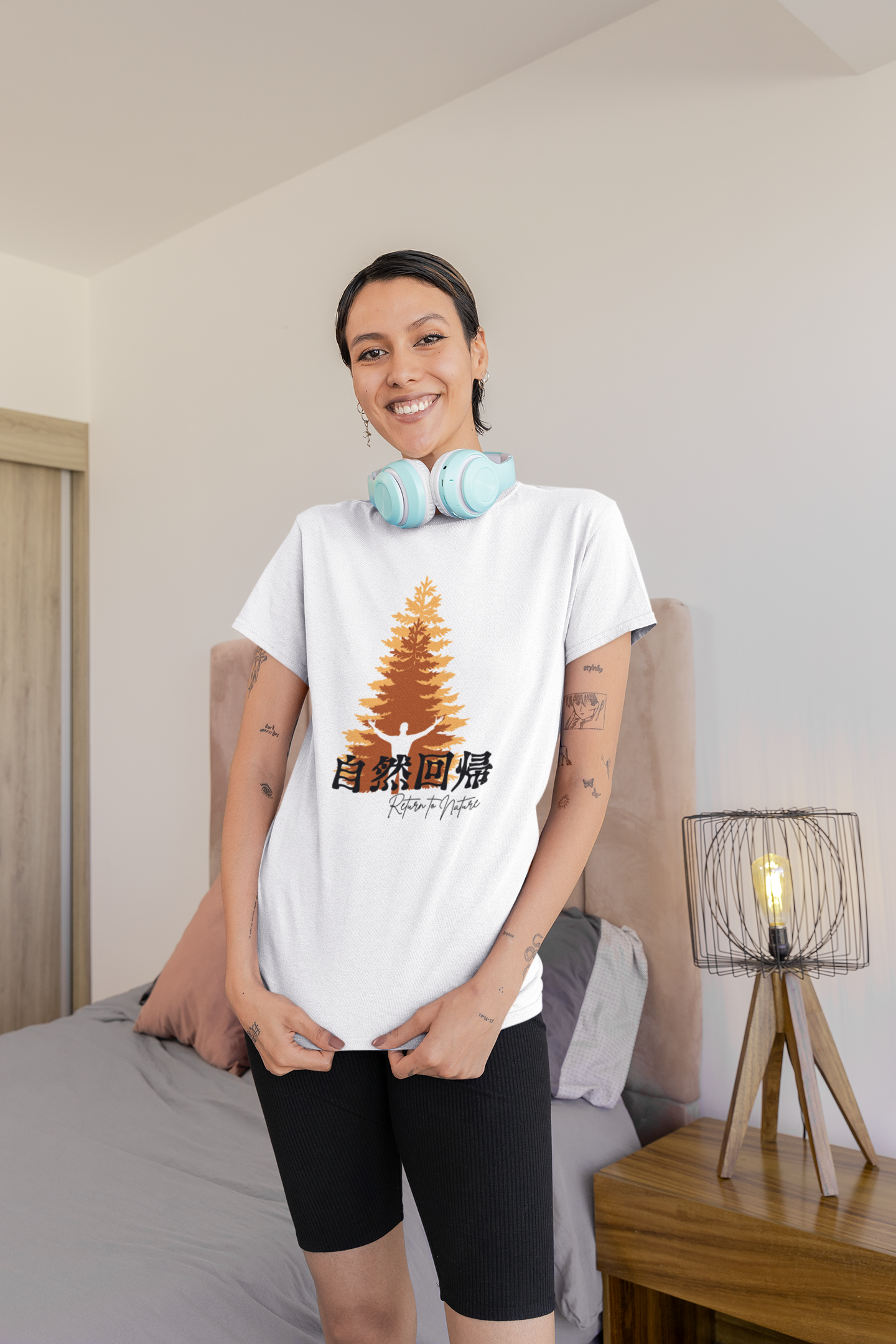 自然回帰 Return to Nature Short Sleeve T-shirt