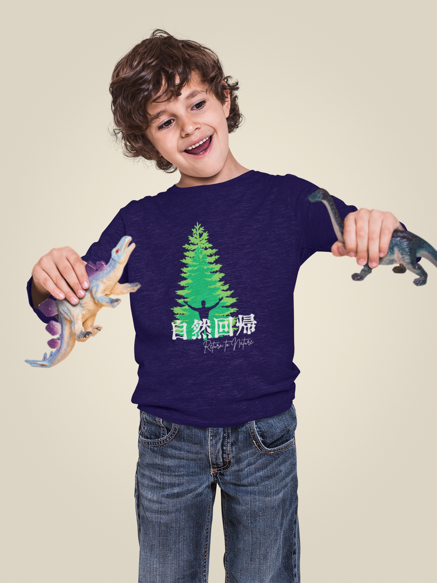 自然回帰 Return to Nature Long Sleeve T-shirt