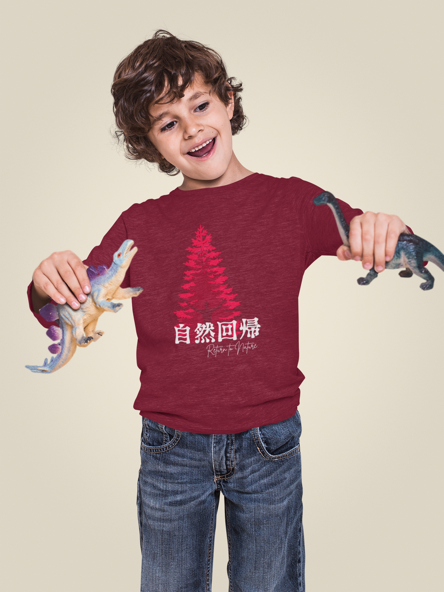 自然回帰 Return to Nature Long Sleeve T-shirt
