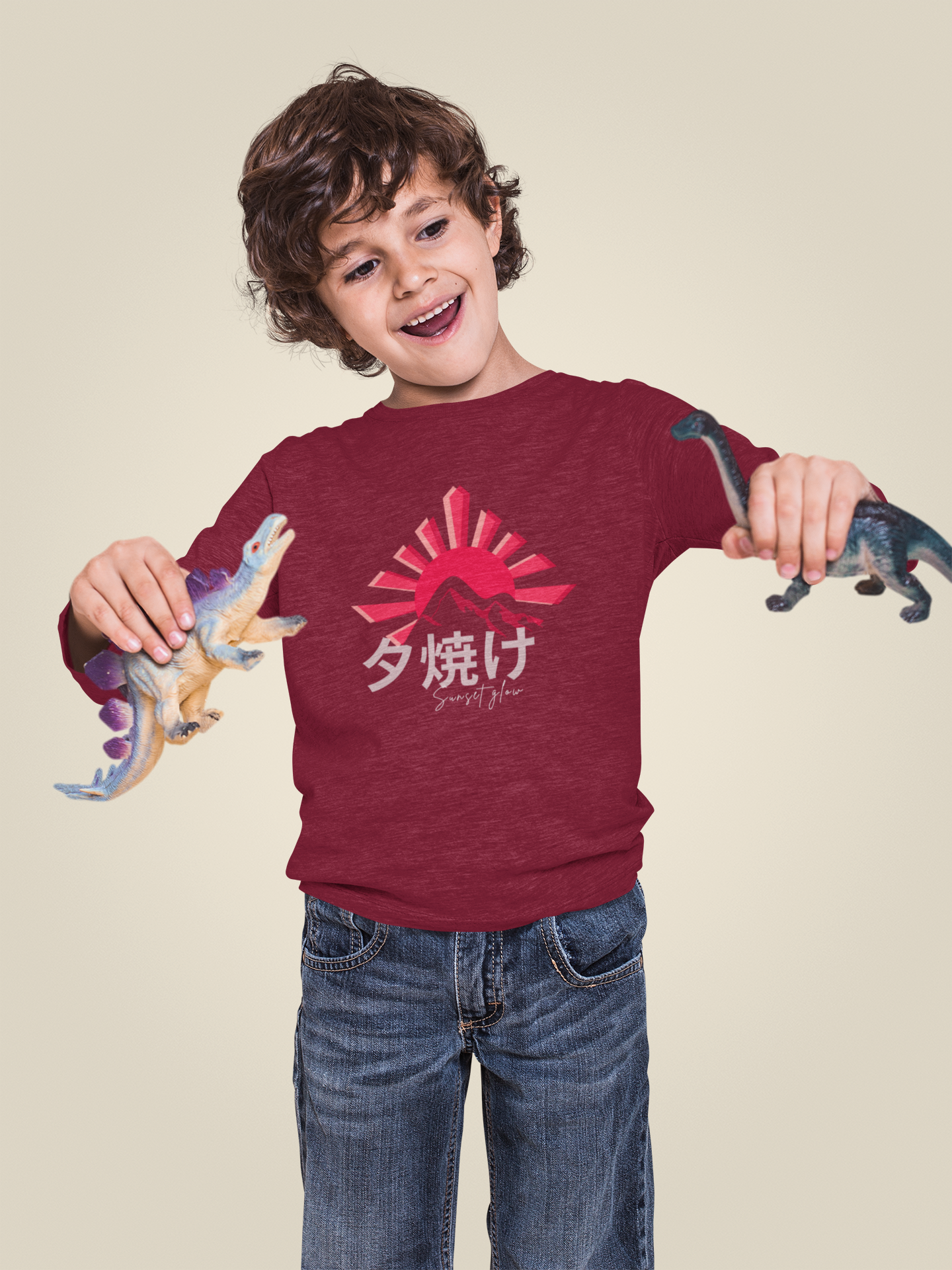 夕焼け Sunset Glow Long Sleeve Shirt
