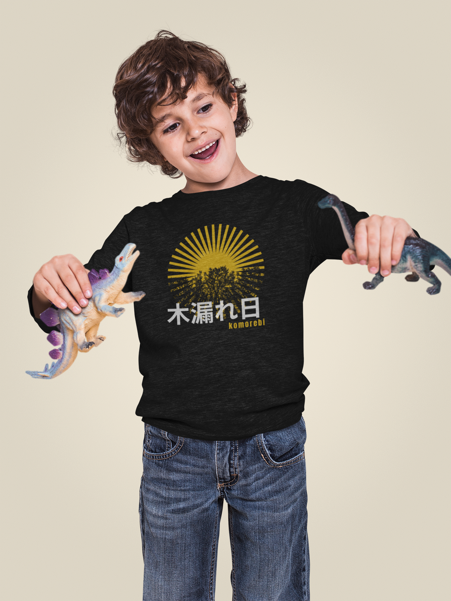 木漏れ日 Sunlight Filtering through Trees Long Sleeve T-shirt