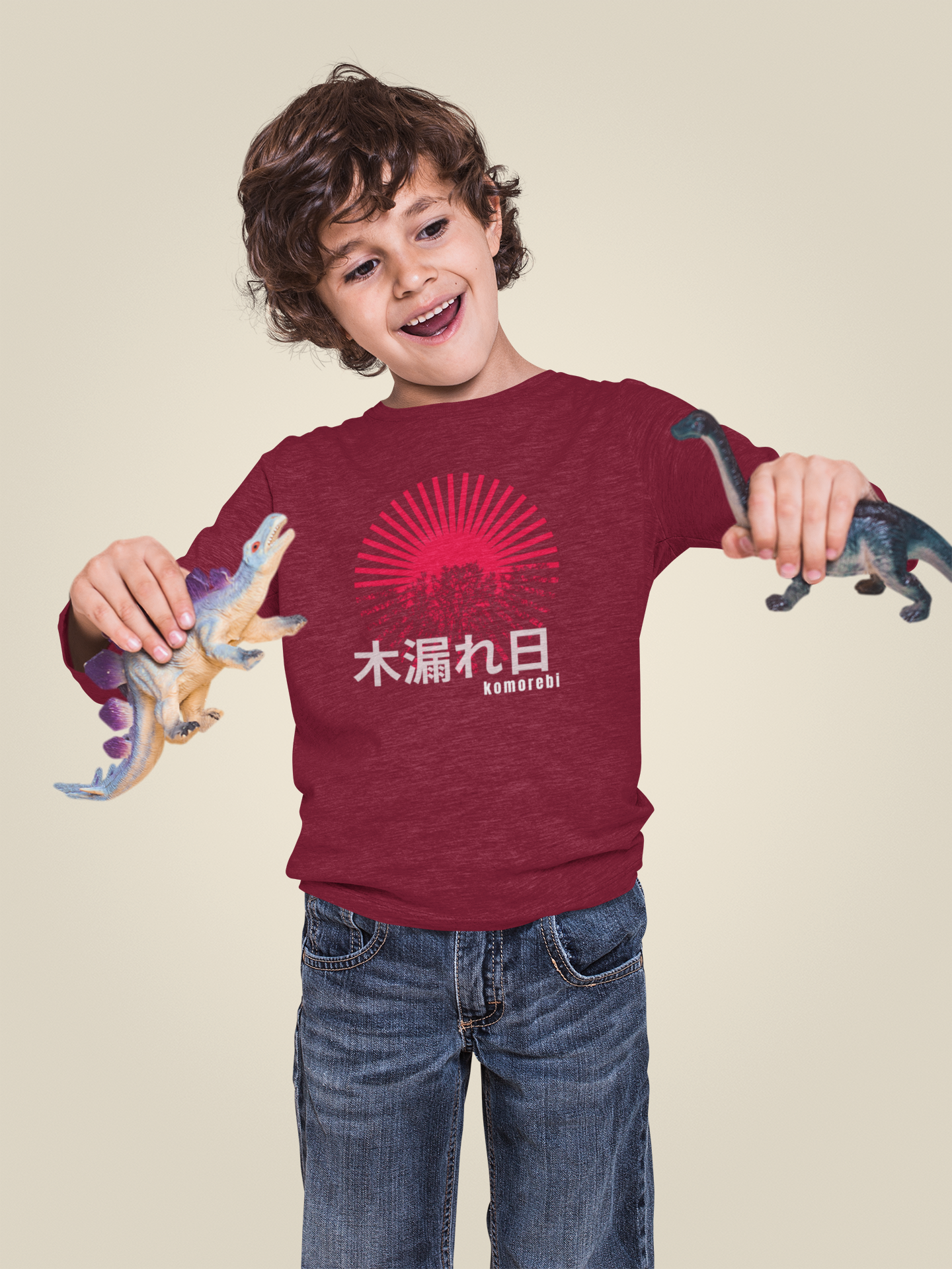 木漏れ日 Sunlight Filtering through Trees Long Sleeve T-shirt