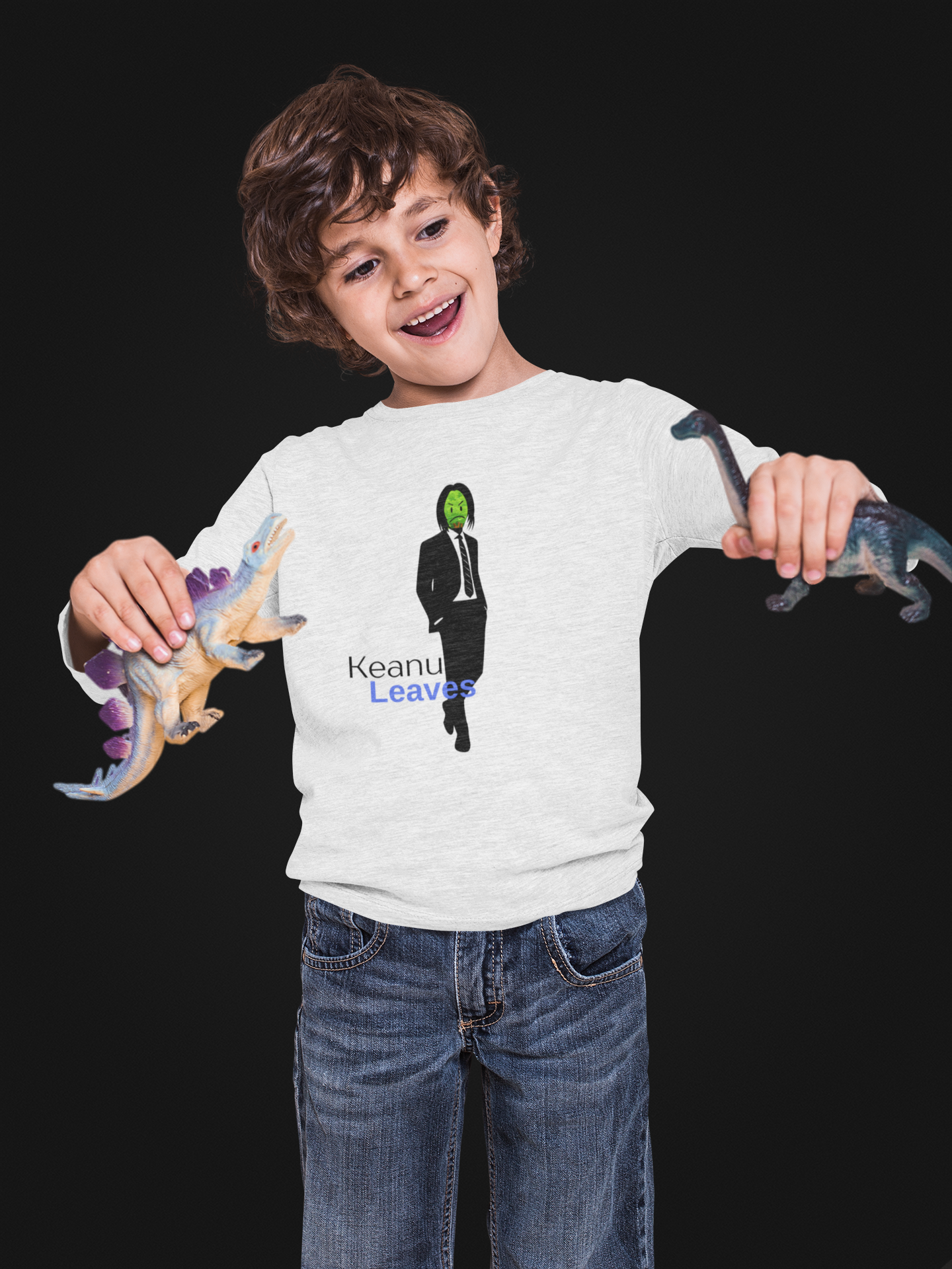 Keanu Leaves Long Sleeve T-shirt