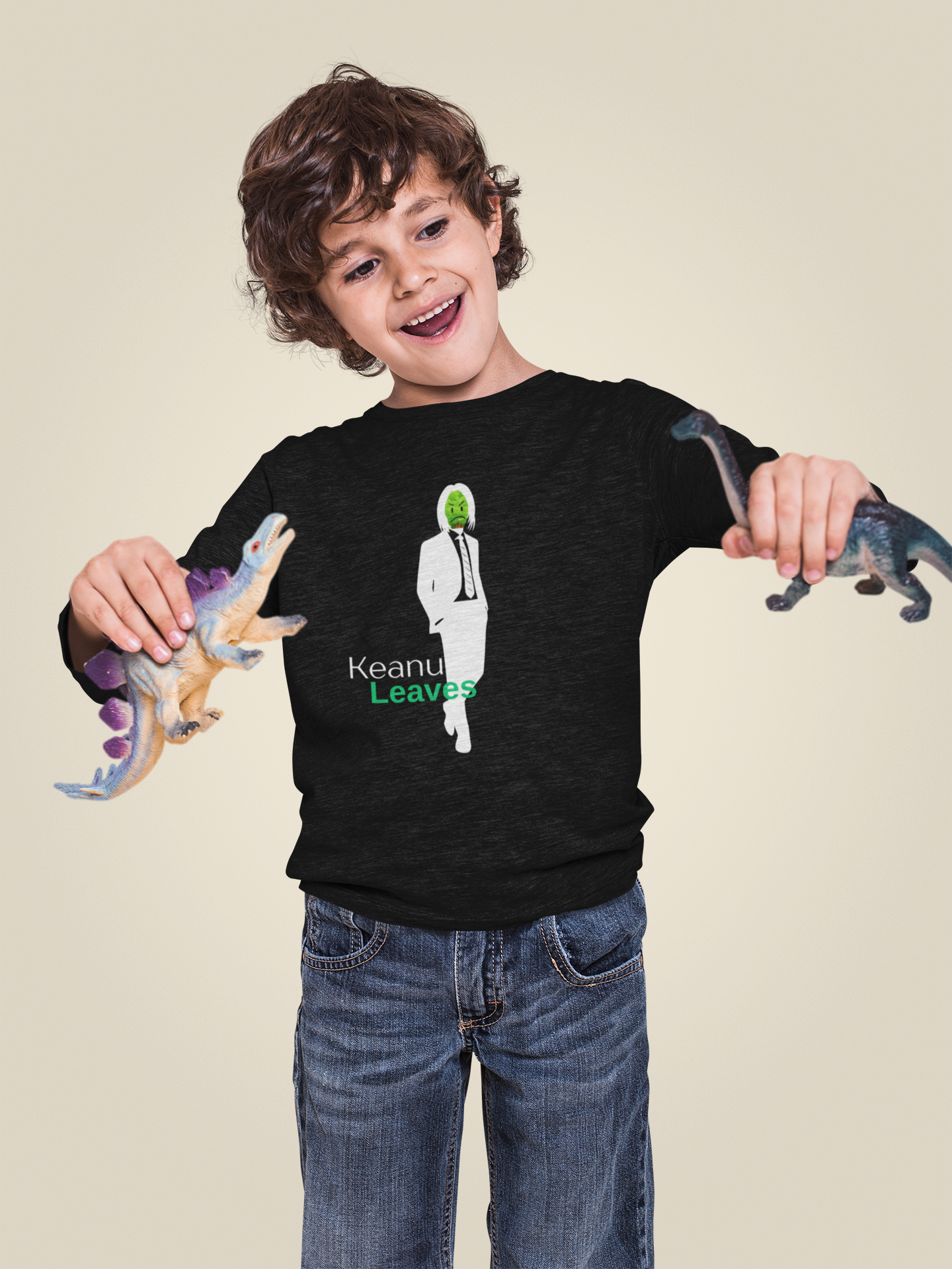 Keanu Leaves Long Sleeve T-shirt