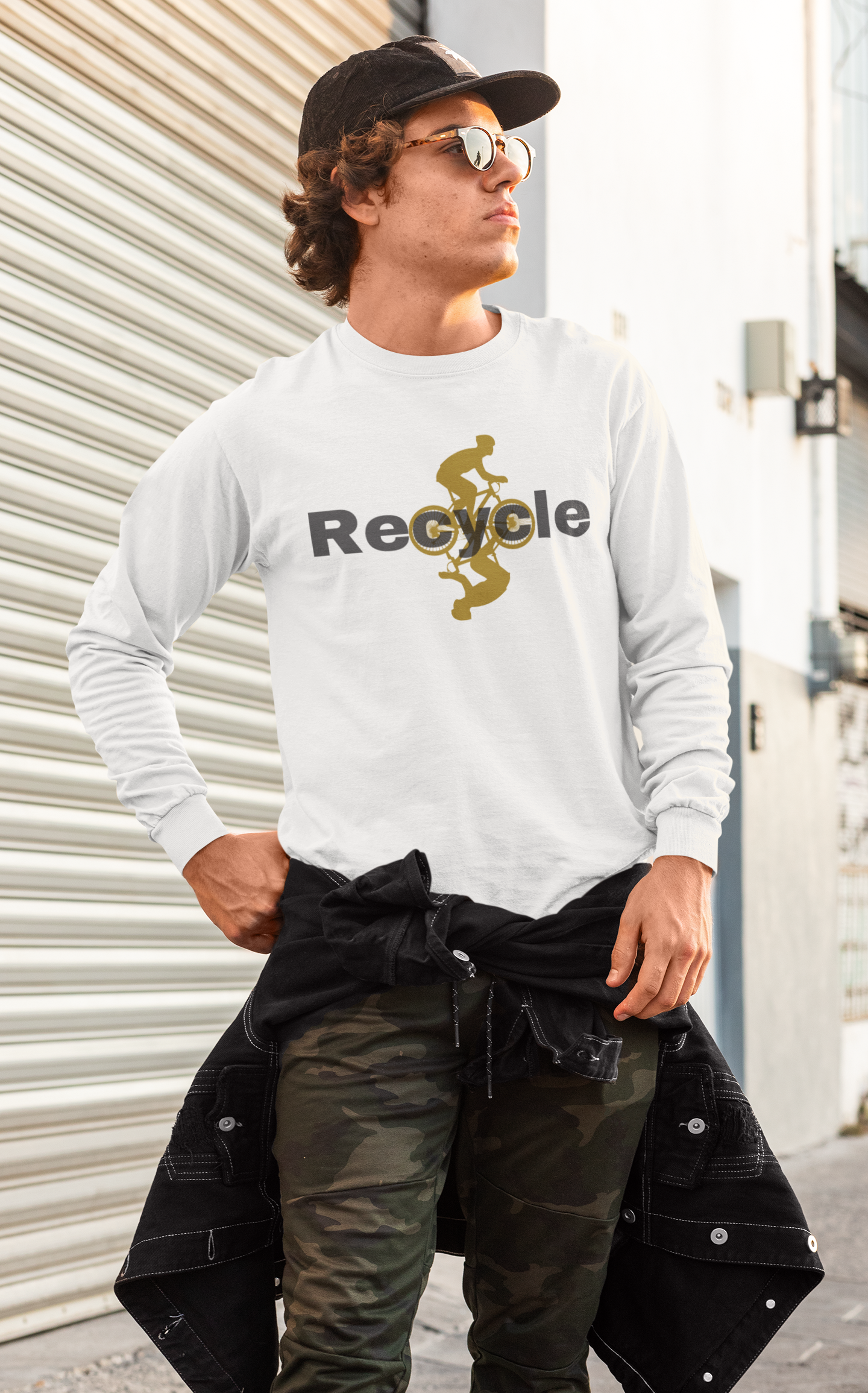 Recycle Long Sleeve T-shirt