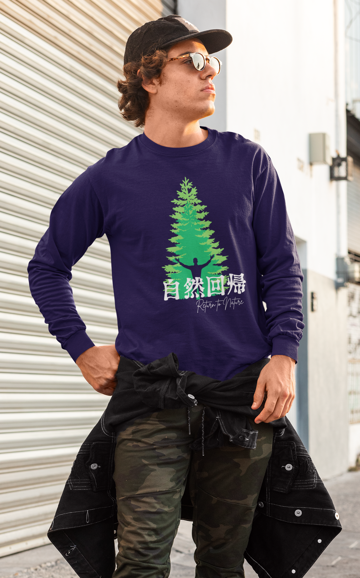 自然回帰 Return to Nature Long Sleeve T-shirt