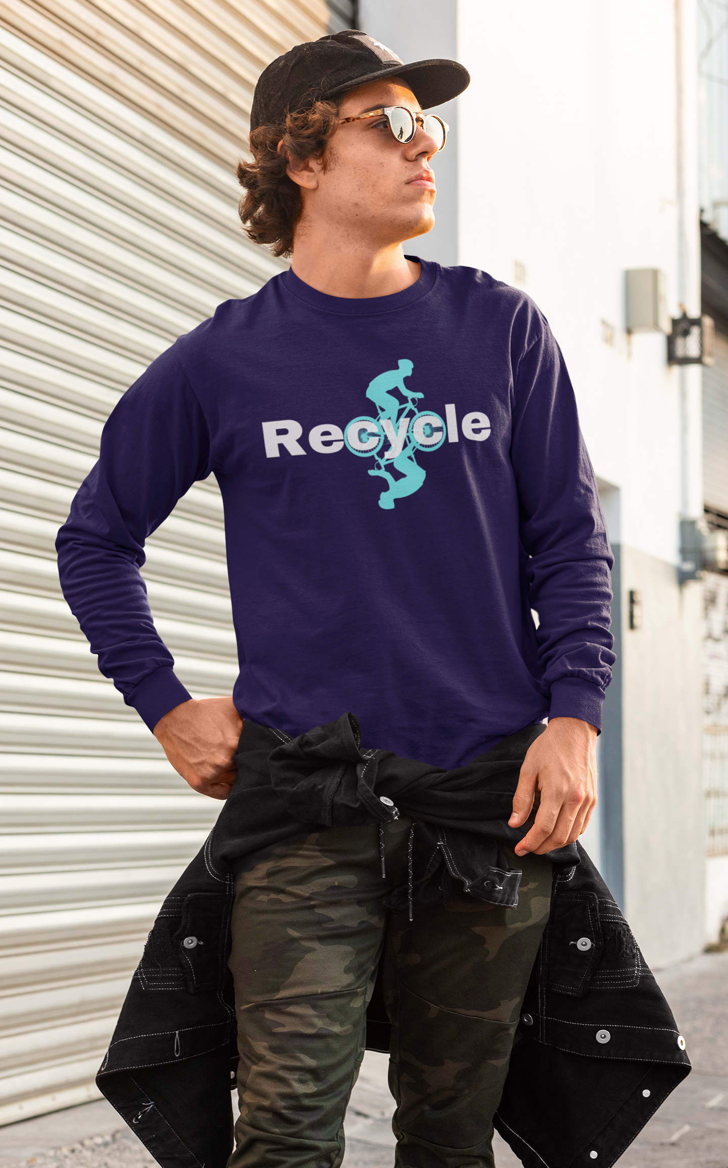 Recycle Long Sleeve T-shirt