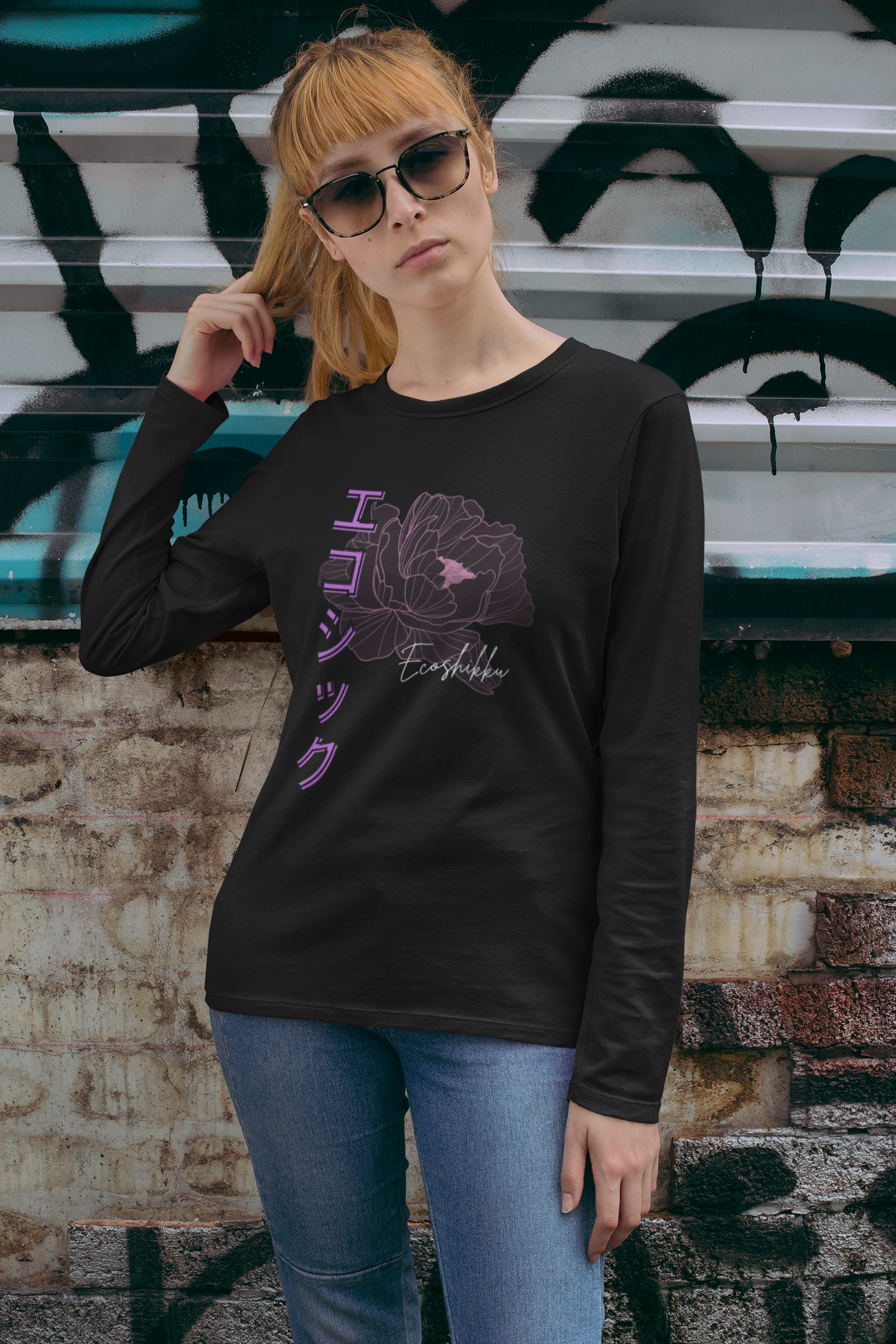 エコシック Ecoshikku Long Sleeve T-shirt