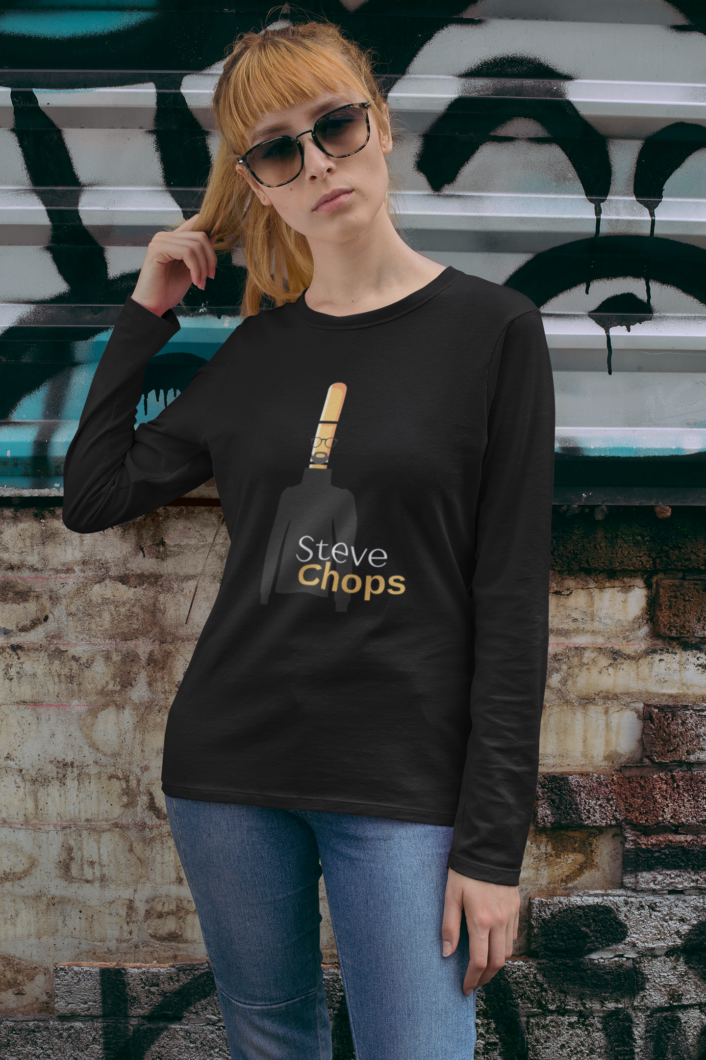 Steve Chops Long Sleeve T-shirt