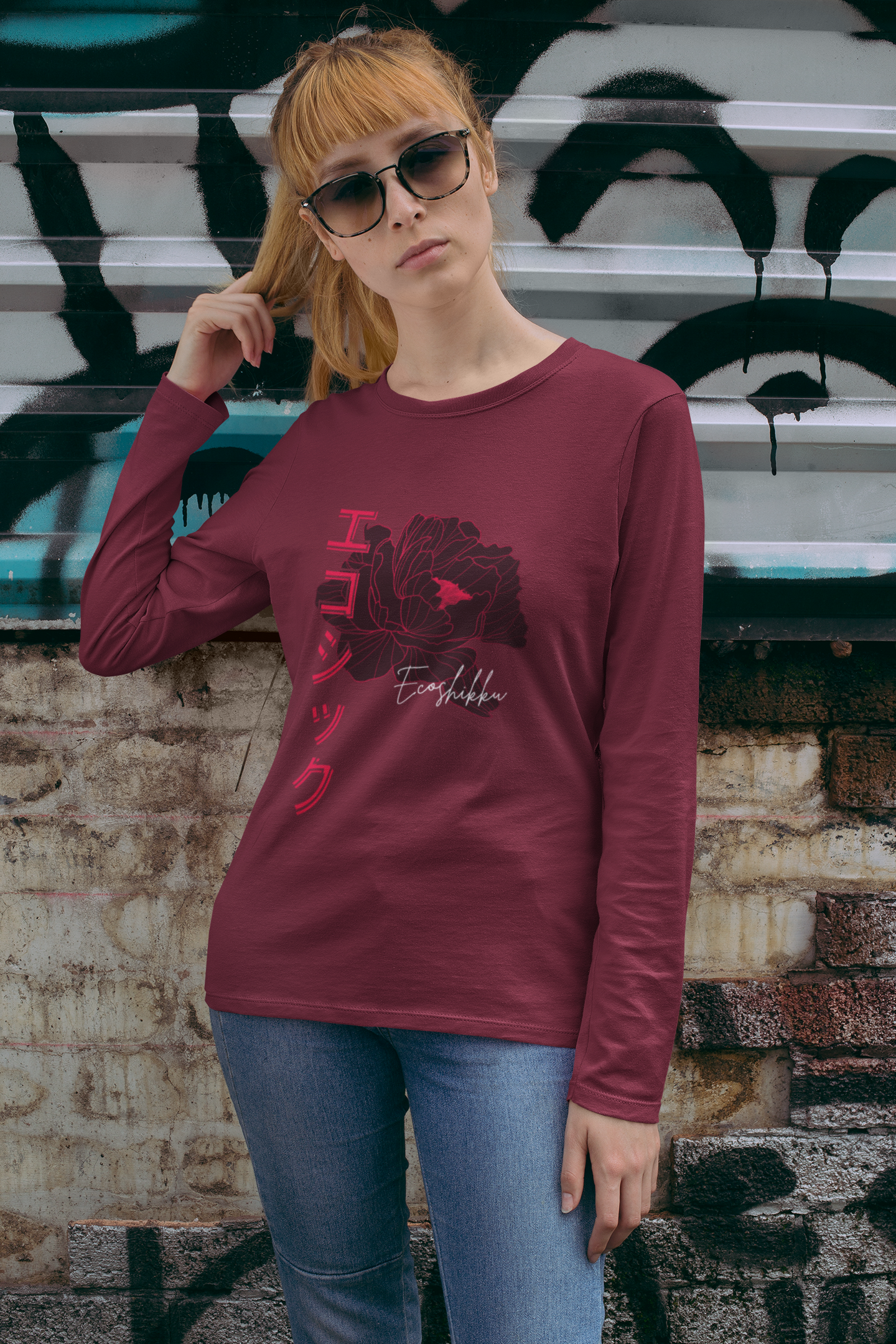 エコシック Ecoshikku Long Sleeve T-shirt