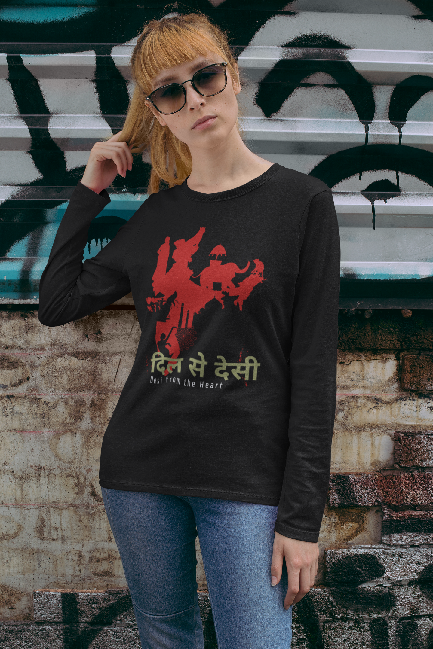 Desi from the Heart Long Sleeve T-shirt