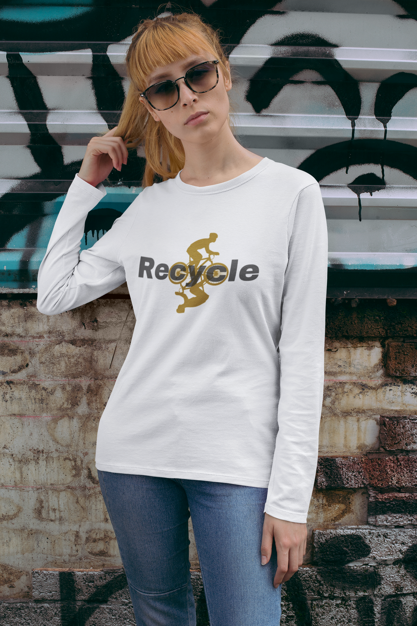 Recycle Long Sleeve T-shirt