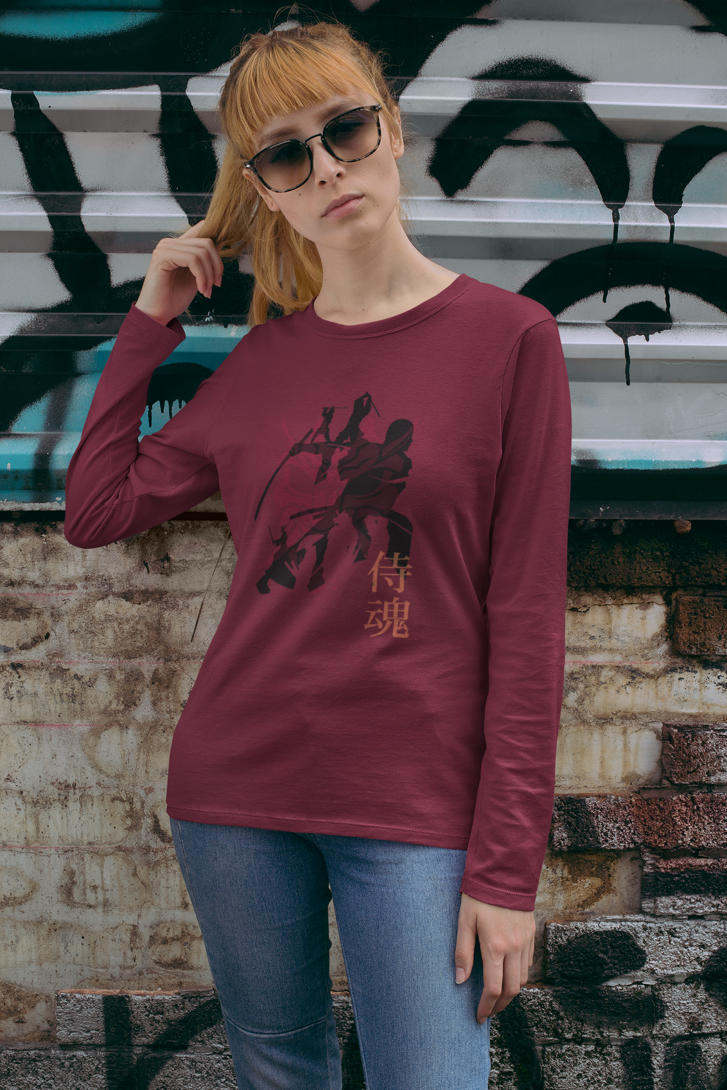侍魂 Samurai Spirit Long Sleeve T-shirt