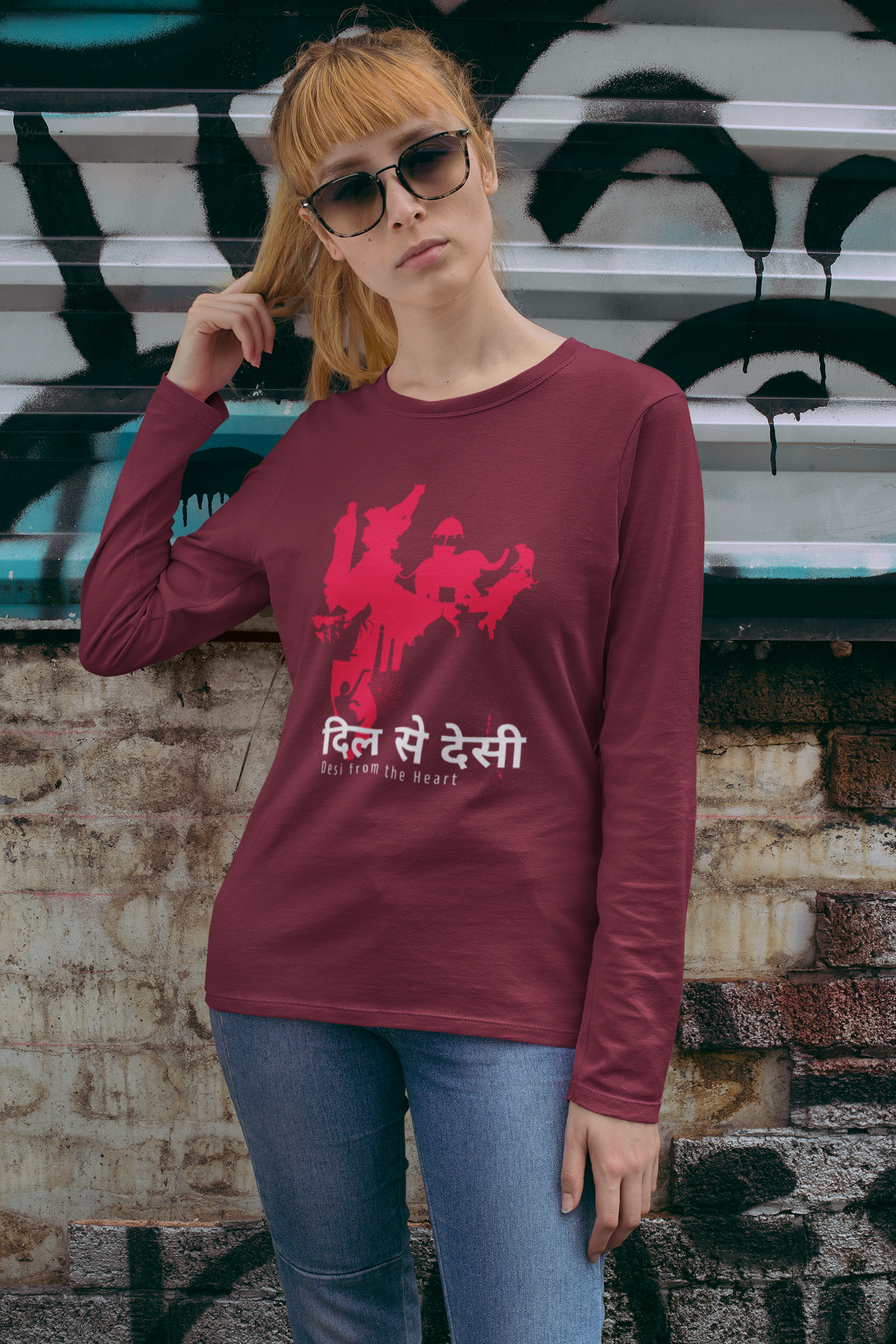 Desi from the Heart Long Sleeve T-shirt