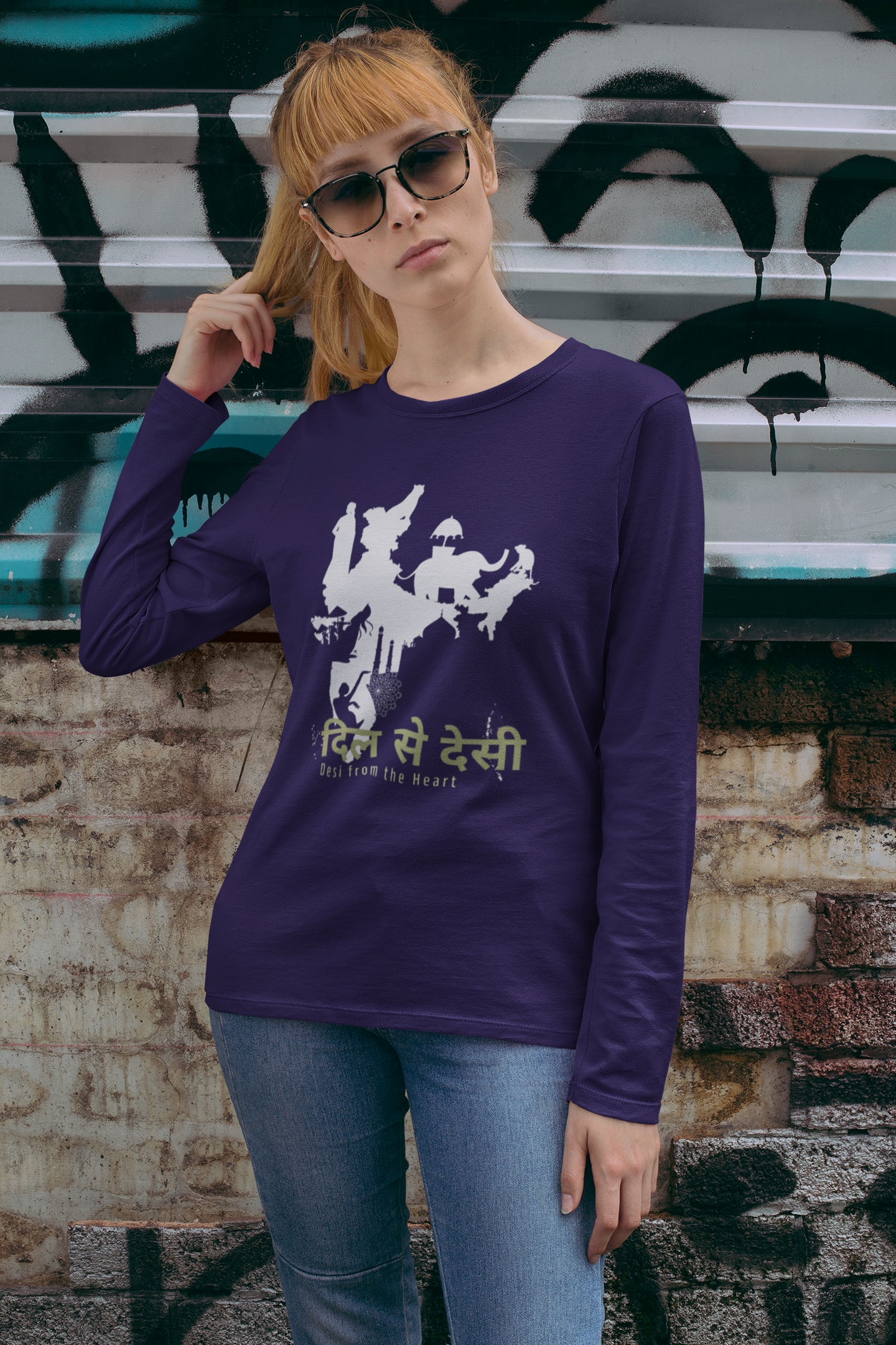 Desi from the Heart Long Sleeve T-shirt