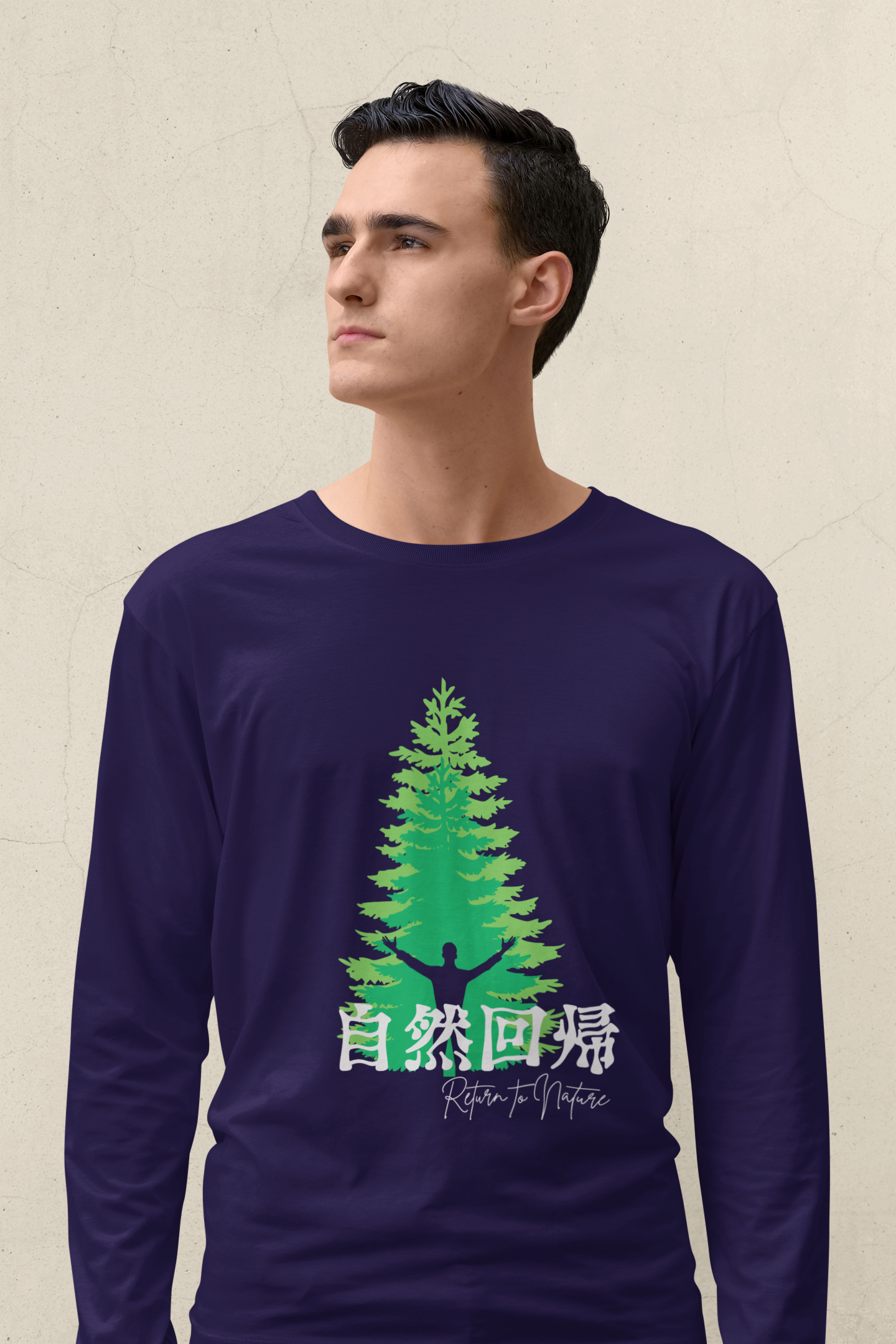自然回帰 Return to Nature Long Sleeve T-shirt