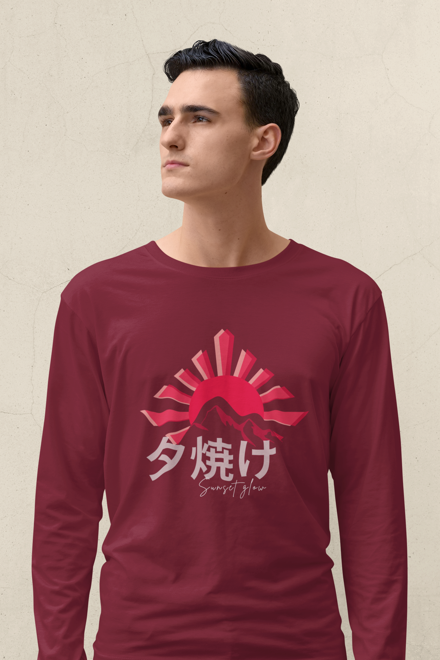 夕焼け Sunset Glow Long Sleeve Shirt