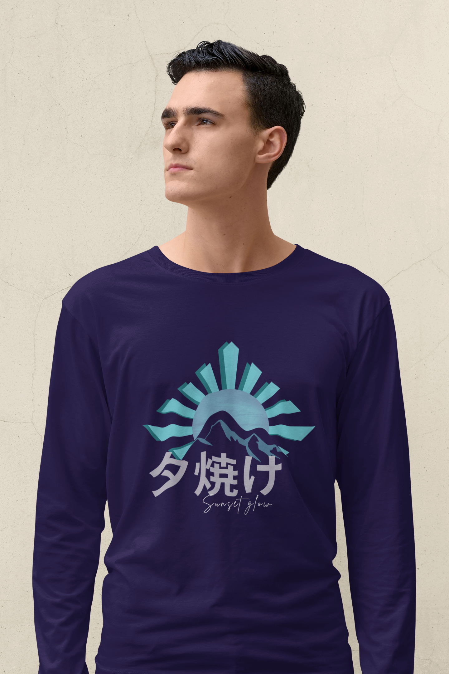 夕焼け Sunset Glow Long Sleeve Shirt