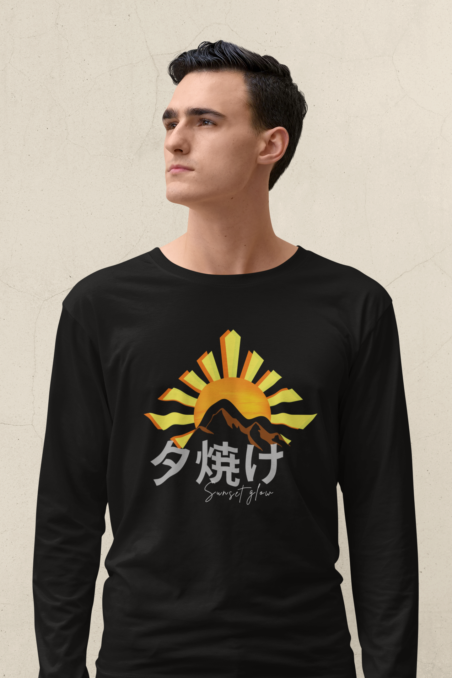 夕焼け Sunset Glow Long Sleeve Shirt