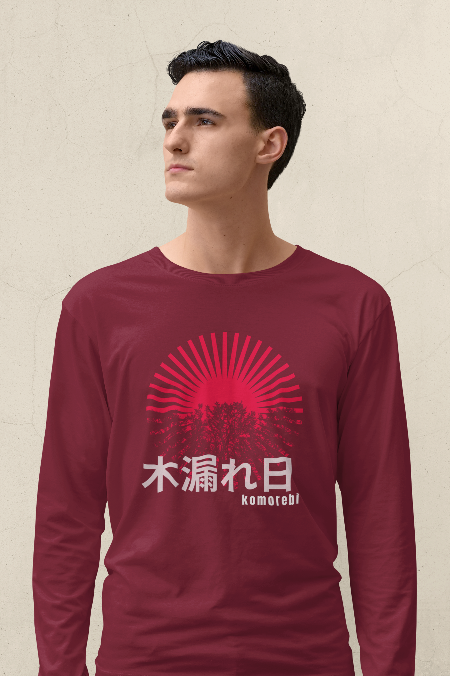 木漏れ日 Sunlight Filtering through Trees Long Sleeve T-shirt