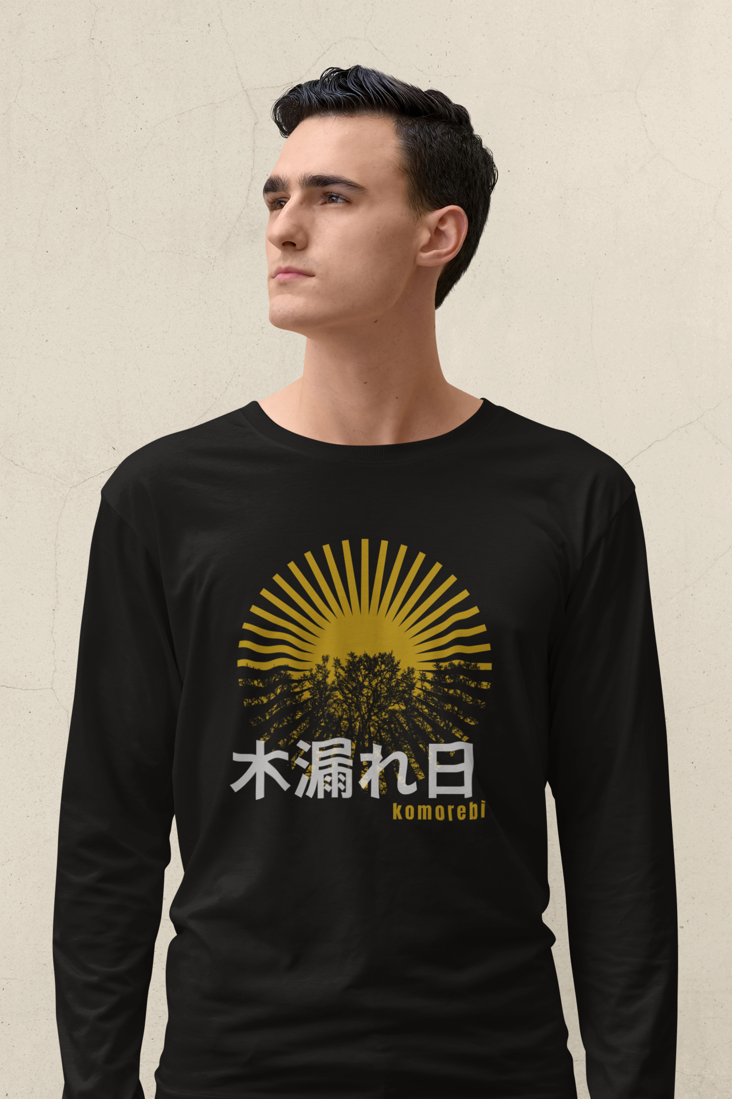 木漏れ日 Sunlight Filtering through Trees Long Sleeve T-shirt